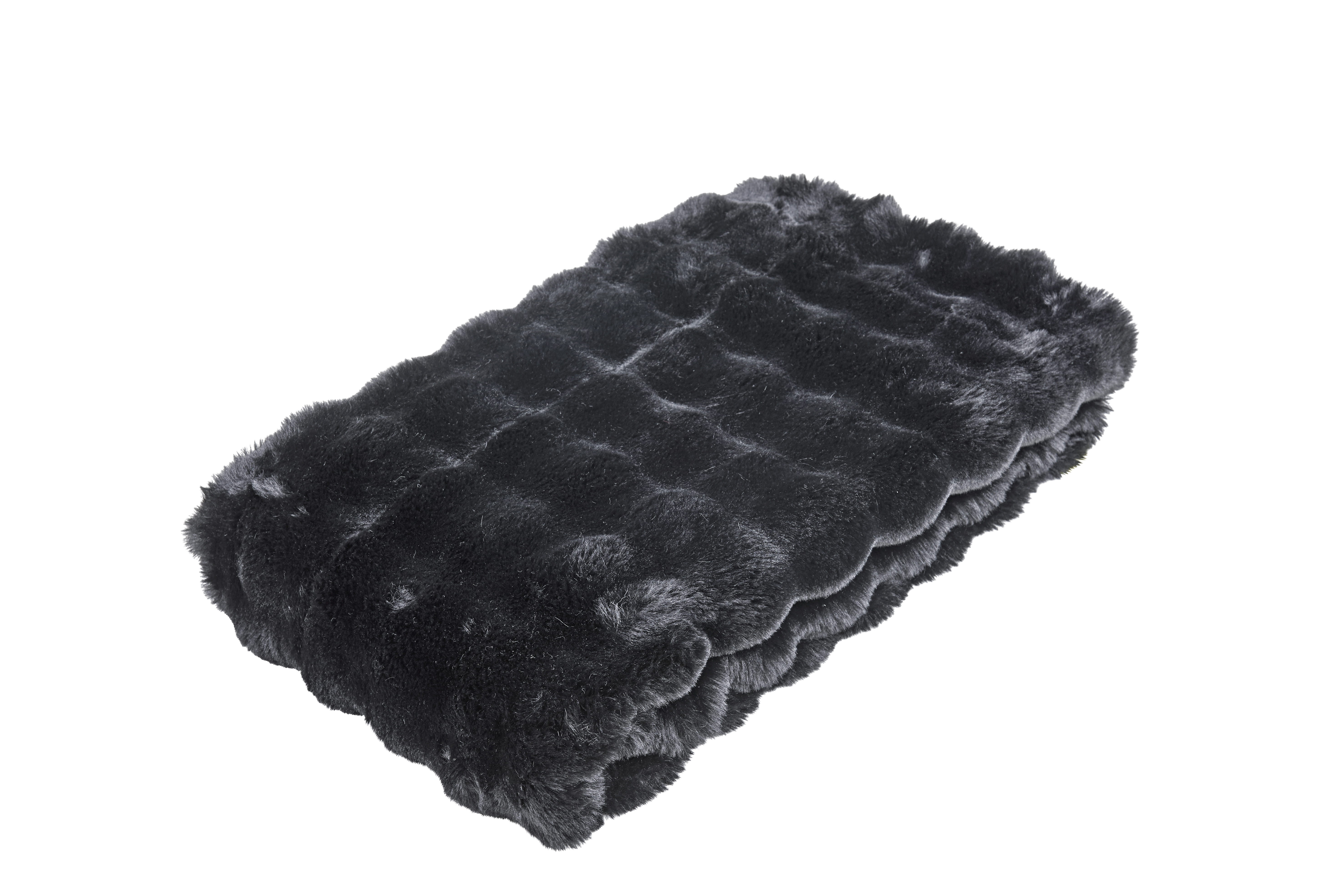 Wohndecke Baloon, 150x200cm - schwarz