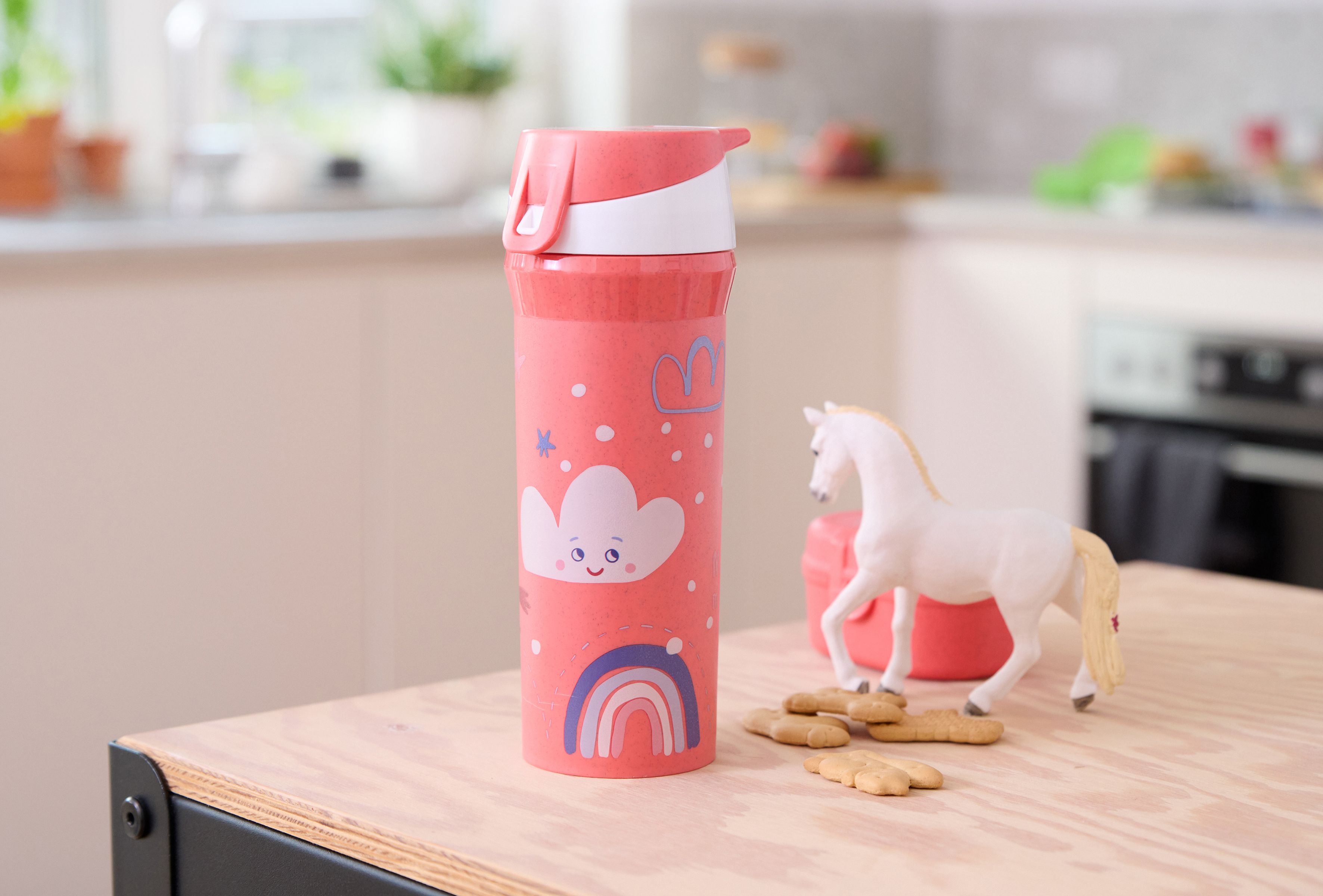 Trinkflasche 500ml, organic red dreams - breiter Flaschenhals, 100% CO2-neutral