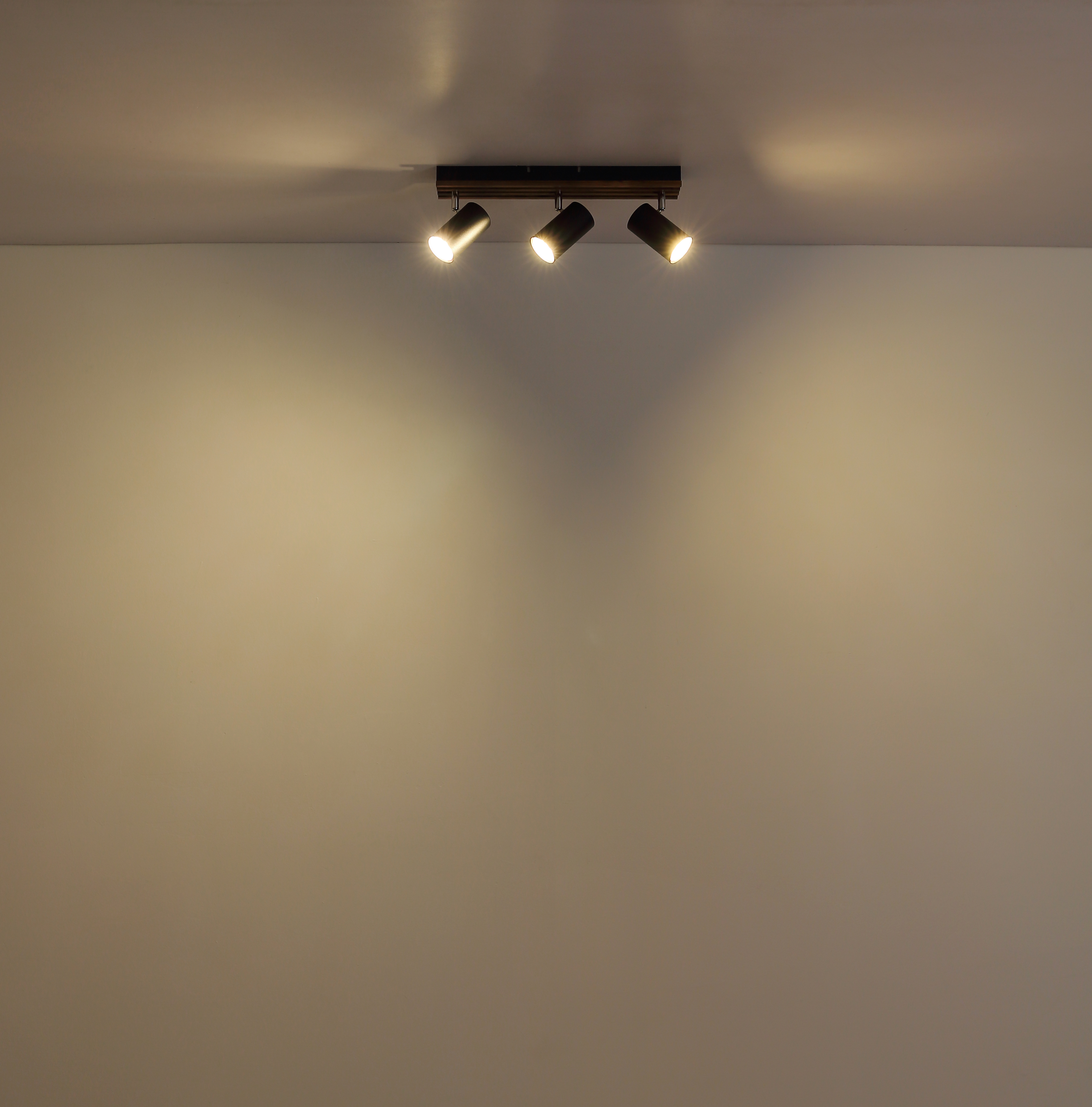 Strahler KAYDEN - Metall schwarz matt, 3x GU10