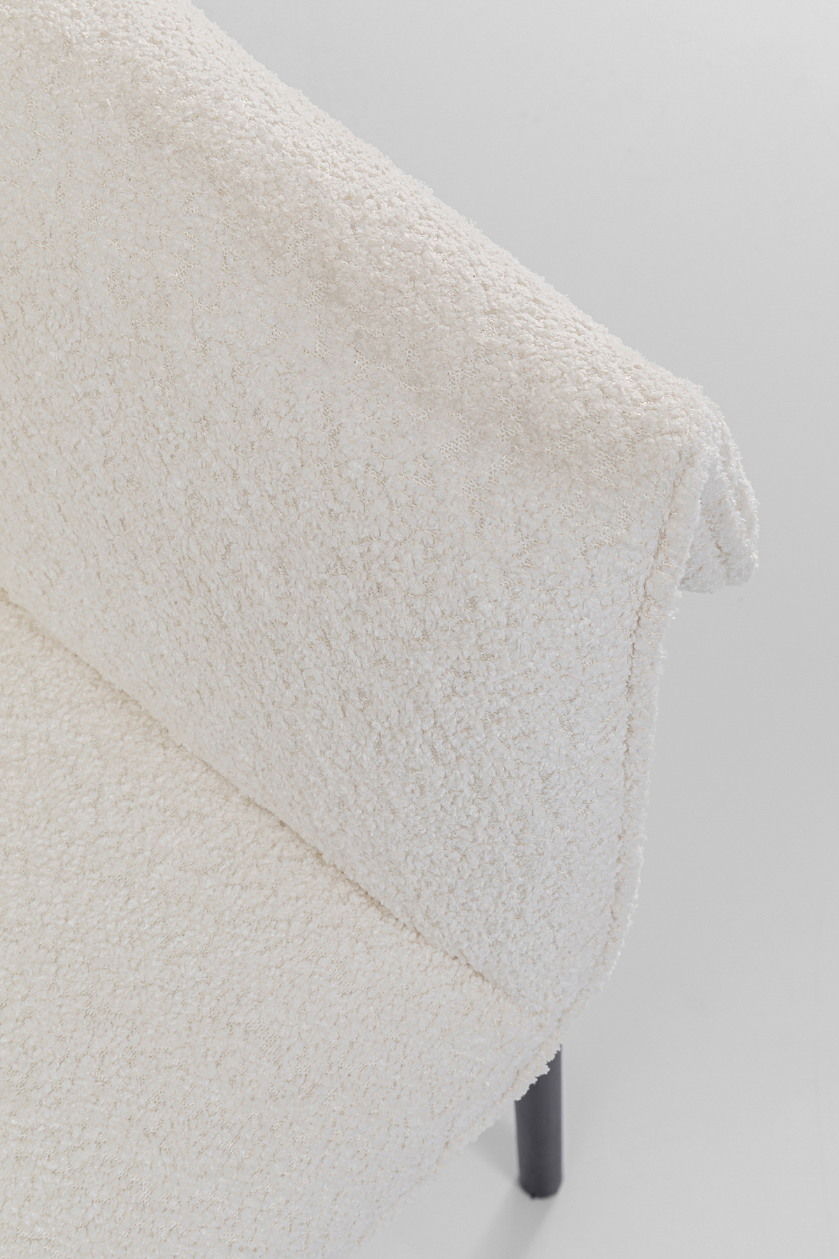 Vierfußstuhl mit Armlehnen Bess, creme - Bess