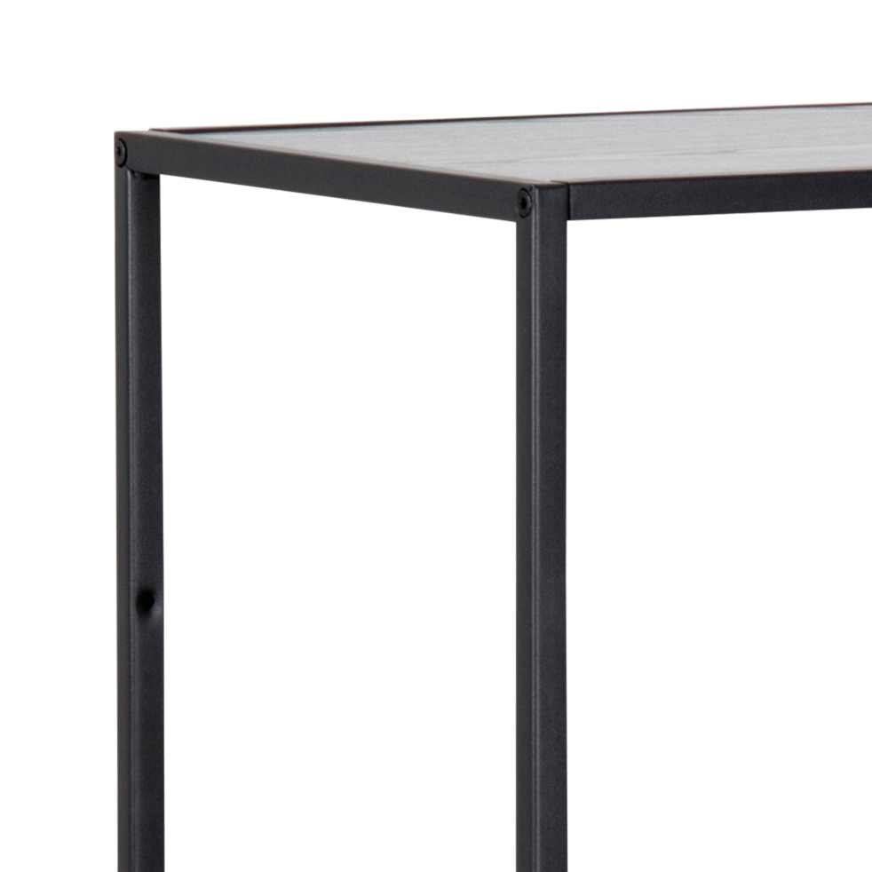 Bücherregal, Melamin Esche schwarz - Auroa