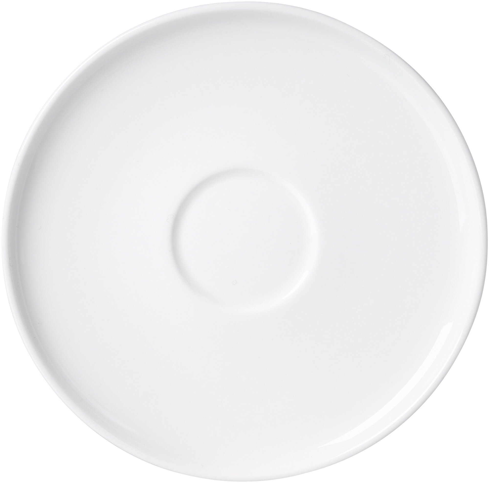 Tee-Untertasse Skagen Weiss 14 cm - Porzellan, spülmaschinenfest, rund, weiß