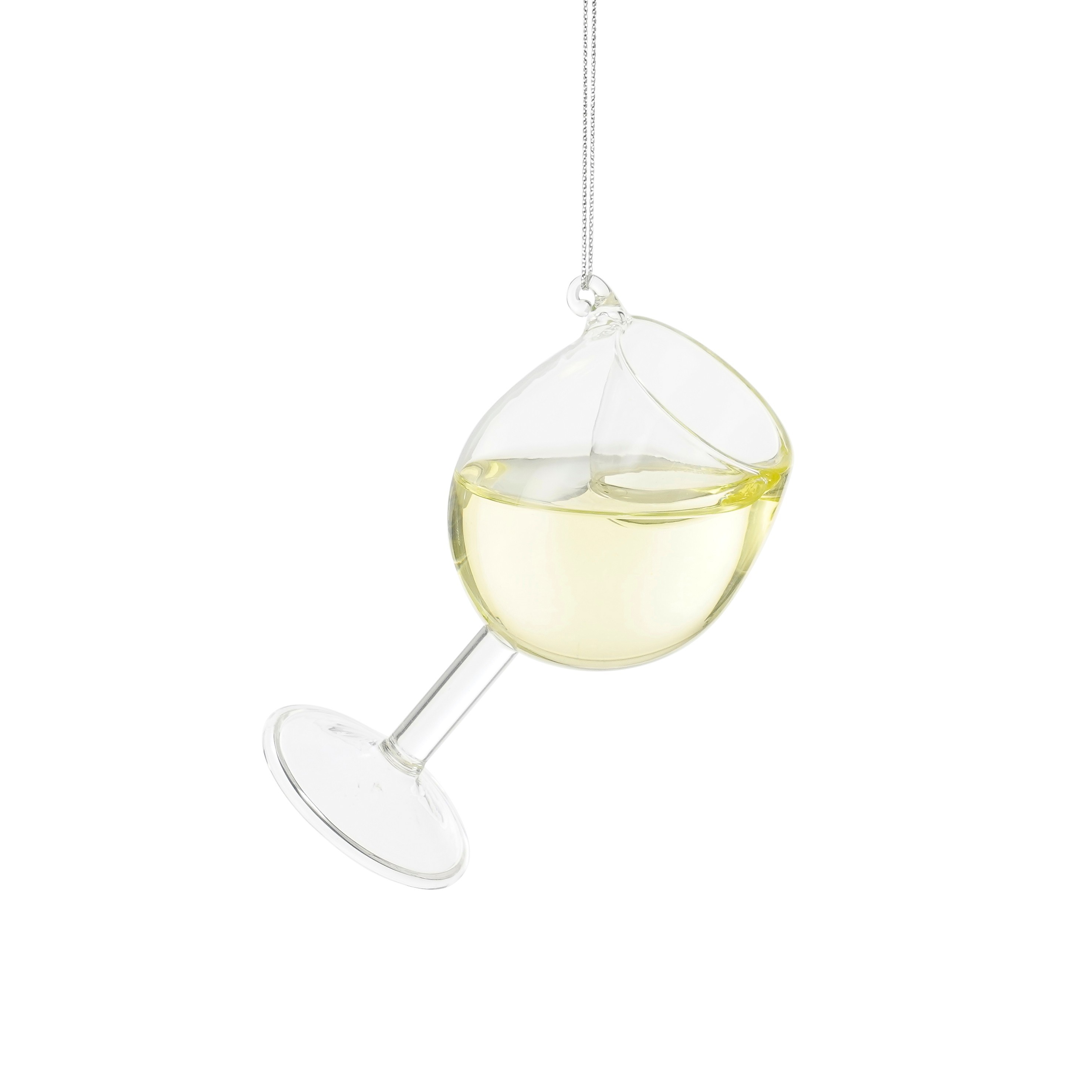 Ornament Weinglas - champagner - h10xd5cm