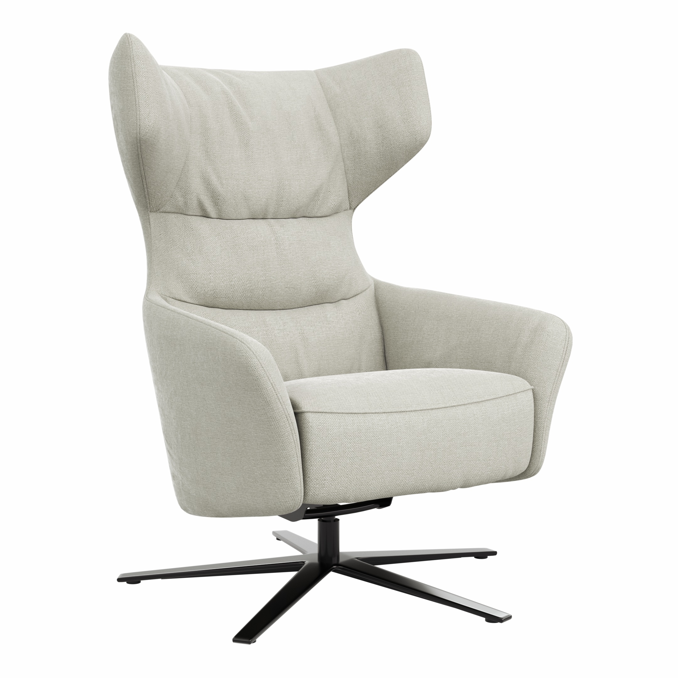 Drehsessel, Stoff naturel - Natura Home Houston Relax