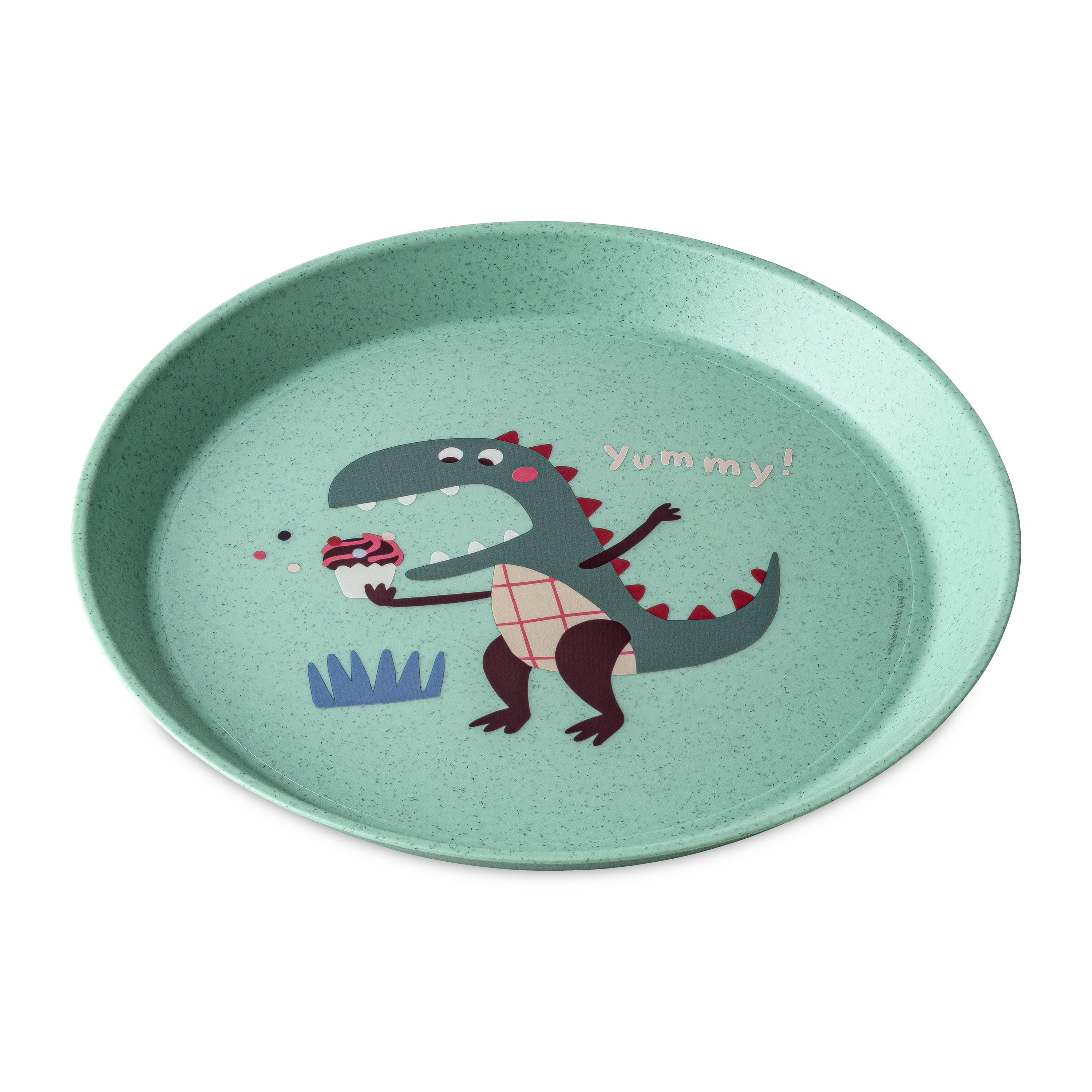 Kleiner Teller 205mm, organic green rex - sicherer Stand, stapelbar, CO2-neutral