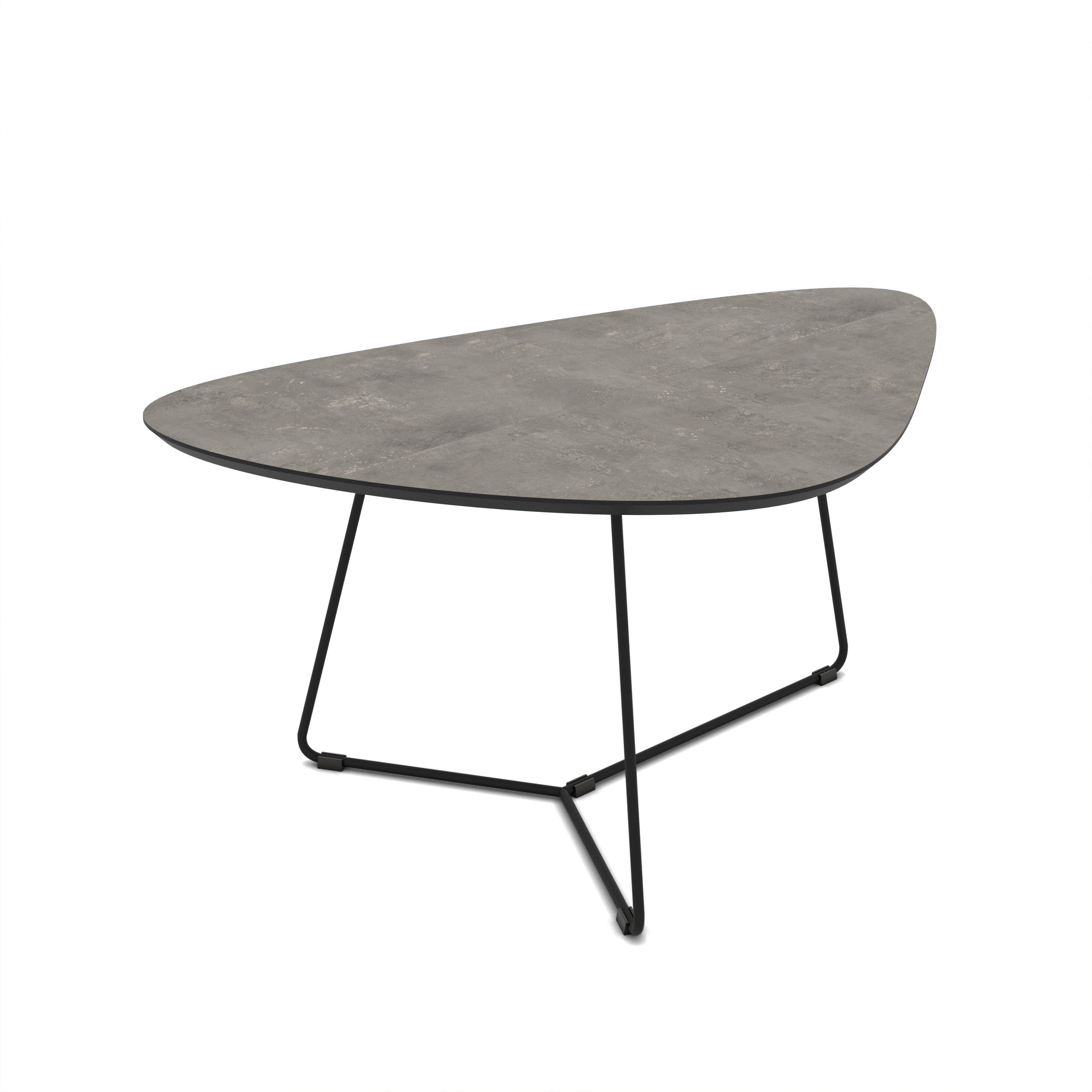 Couchtisch, 2-er Set, betonoptik dunkel - MyStyle 1031