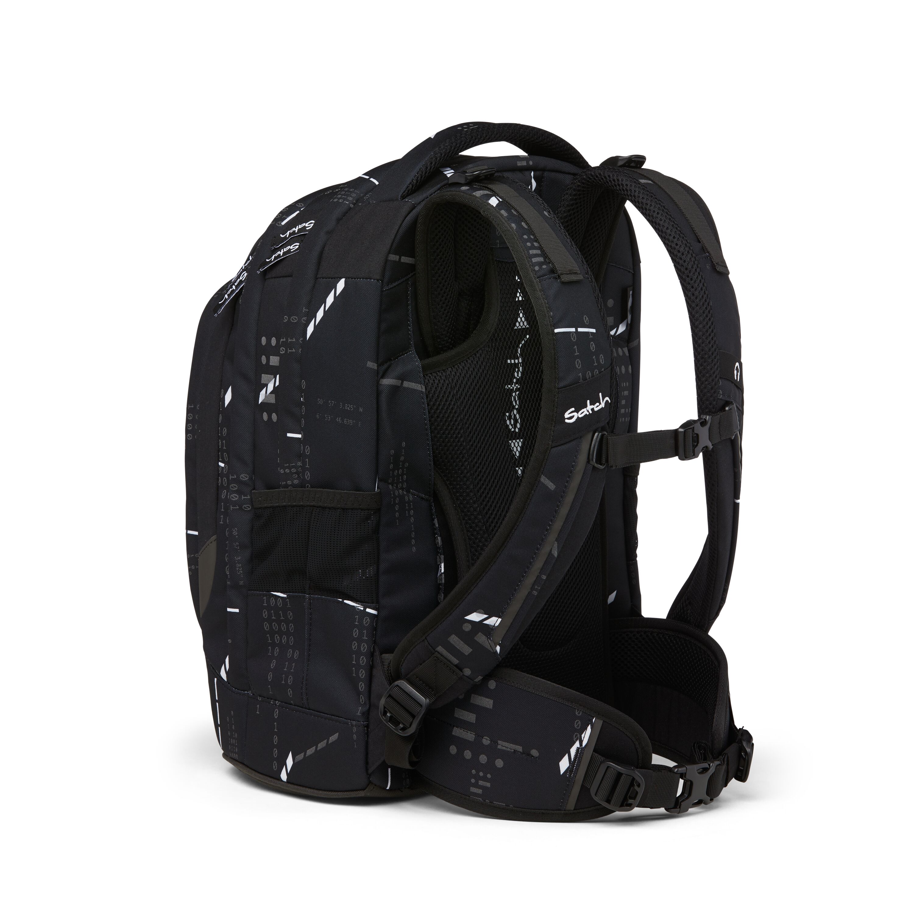 Schulrucksack Ninja Matrix - schwarz