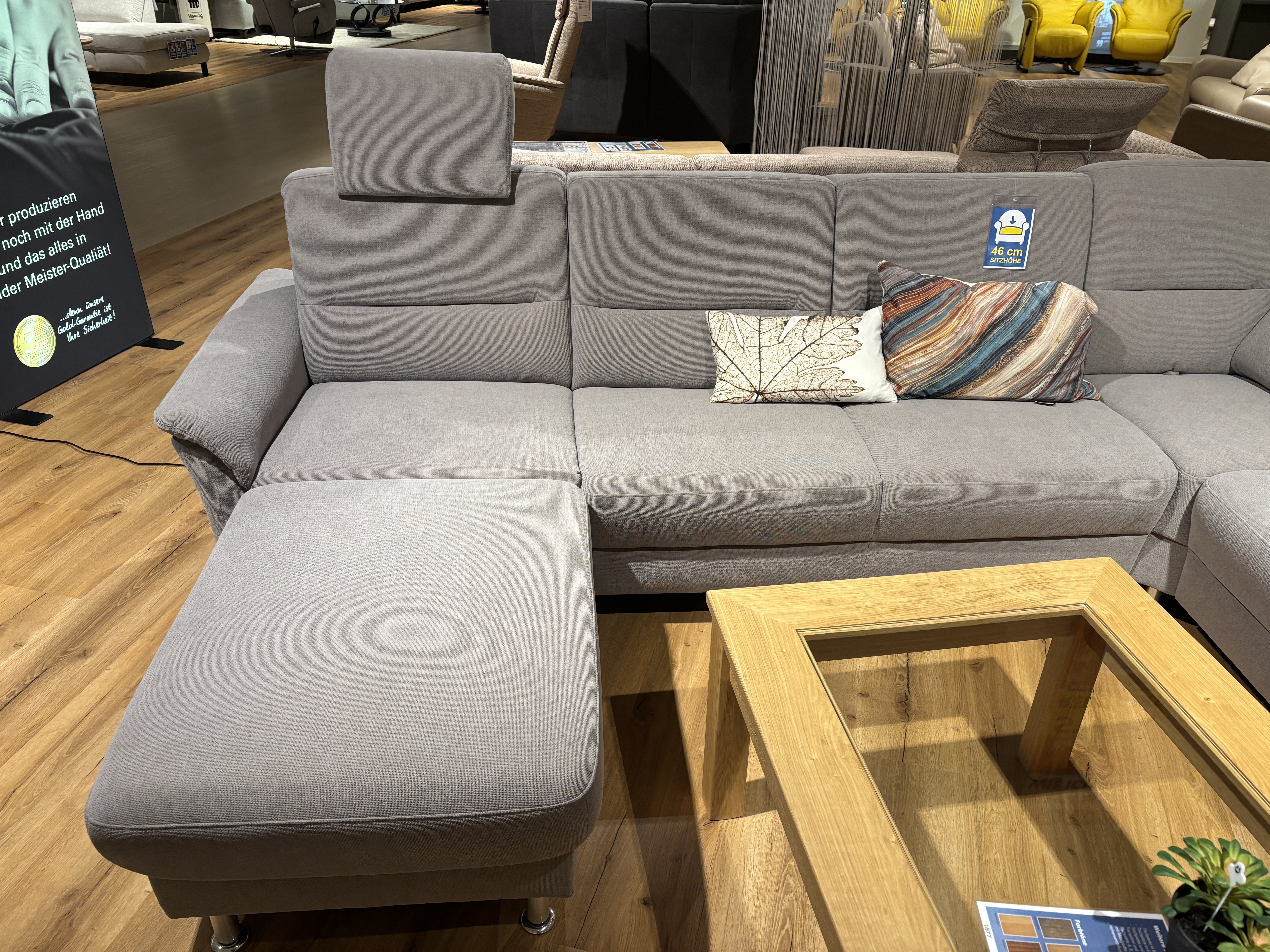 Ecksofa, Bezug Lavado fresh granit - KS 996821