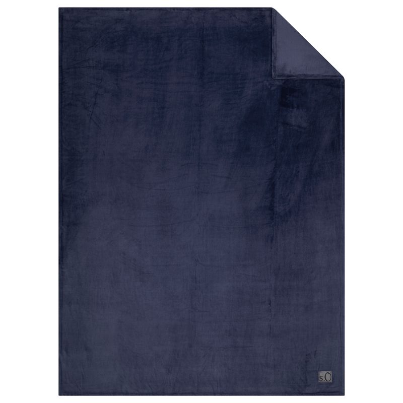 Kuschelsoftdecke S.Oliver - 150x200 cm, dunkelblau