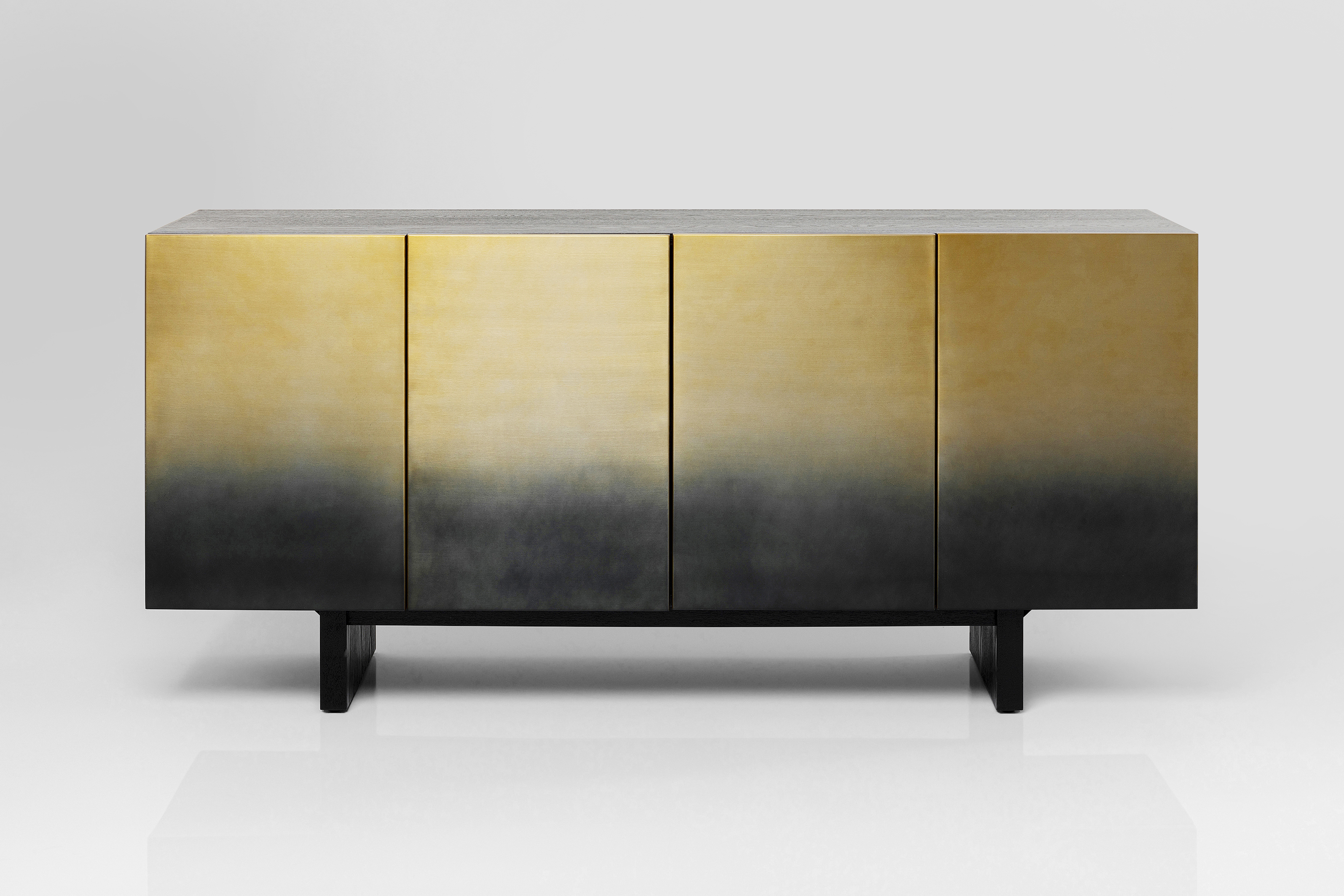 Sideboard Prezioso, Esche furniert, 4 Türen - Prezioso