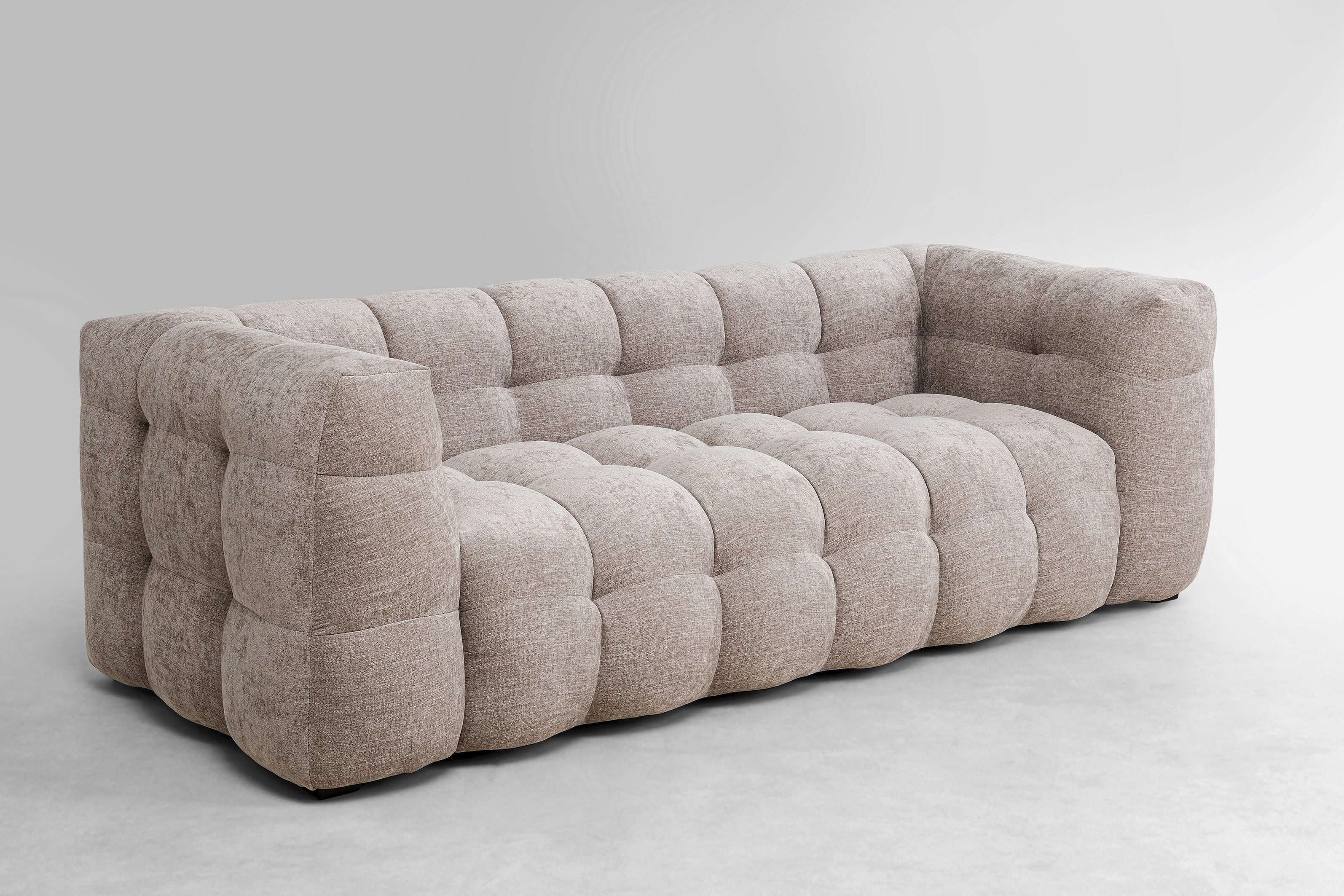 Sofa 3-sitizg Salamanca, grau - Salamanca
