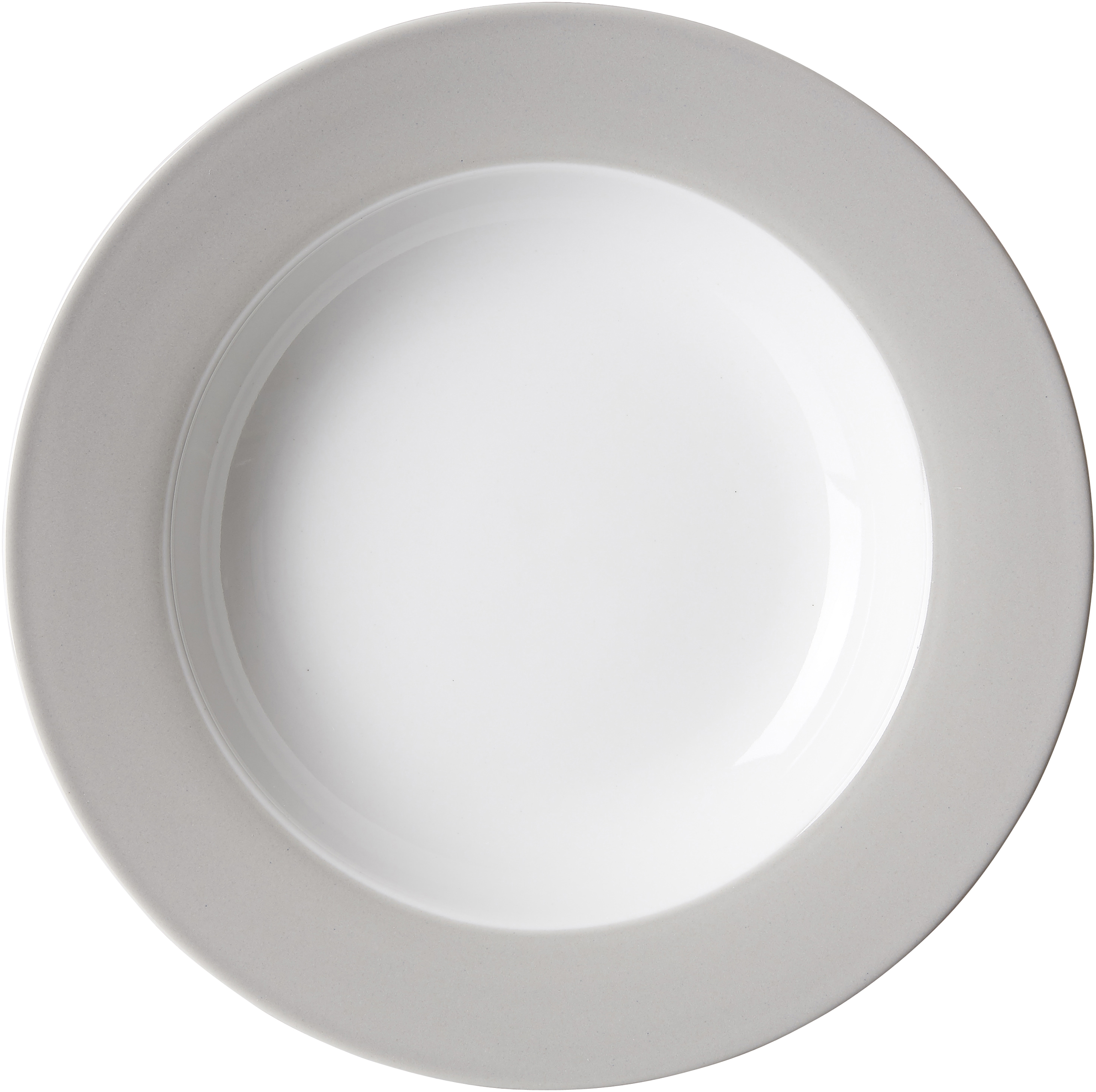 Suppenteller Doppio Grau 22 cm - Porzellan, sü