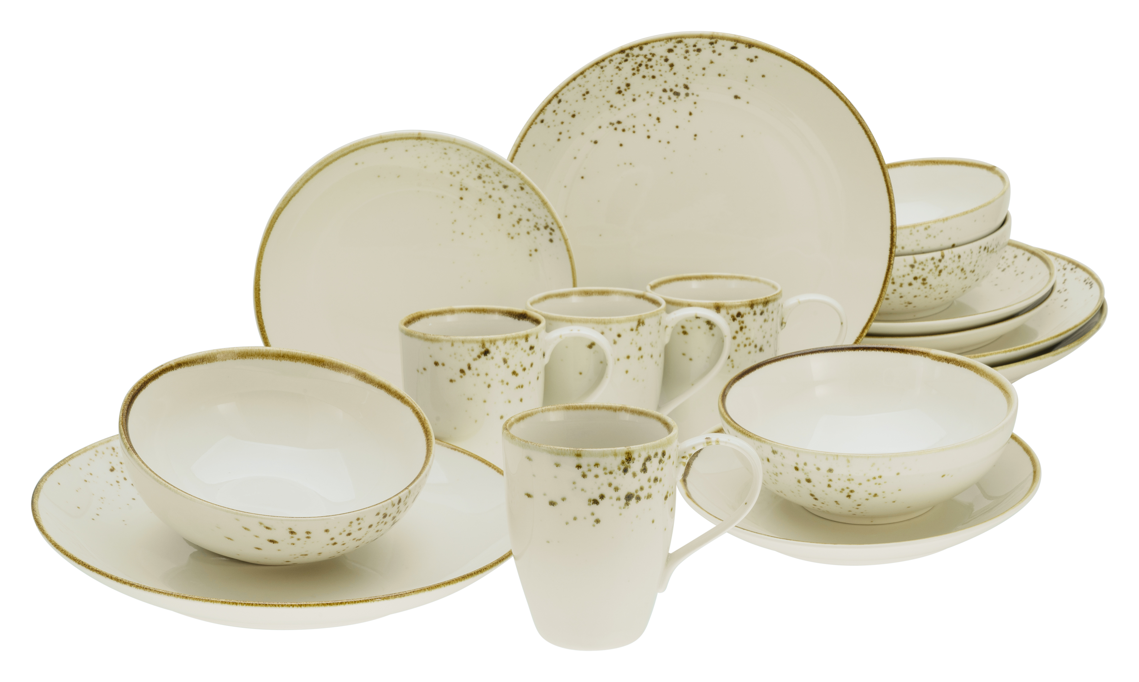 Kombiservice, 16-Tlg. - Nature Collection, creme