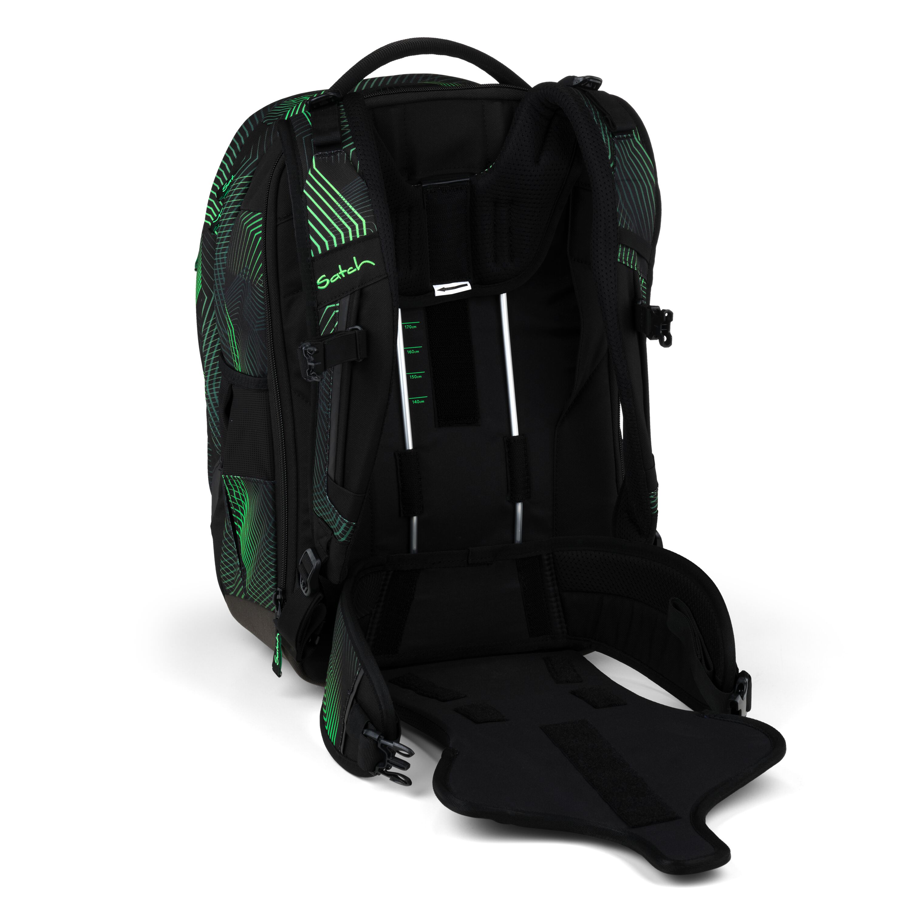 Satch Schulrucksack Seismic Green - Match Plus