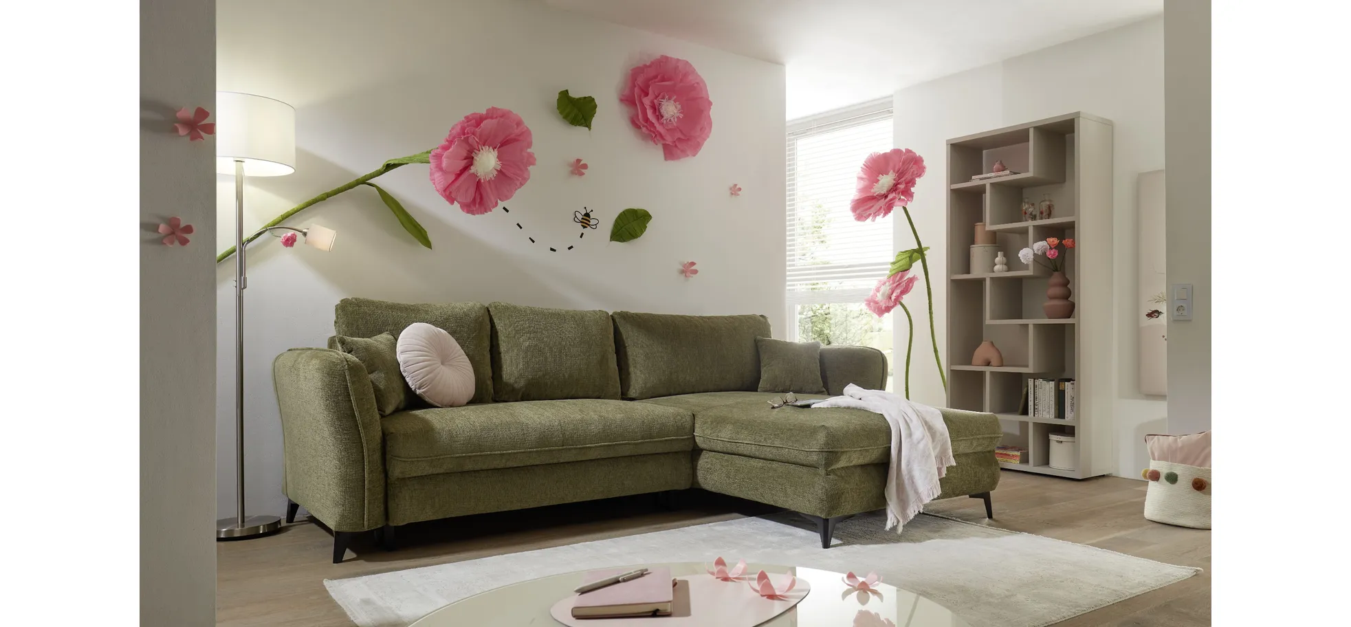 Raumteiler, Kaschmir matt Lack Nachbildung - Mirando