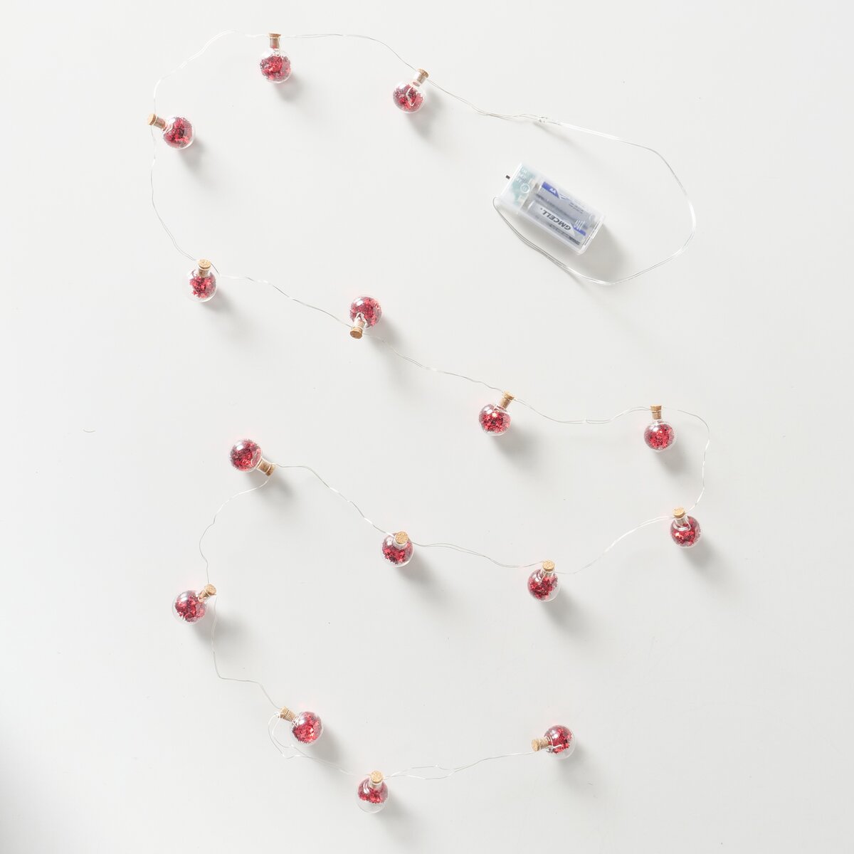 Lichterkette Lenia - 15 LEDs, Timer, Säule, L 180,00 cm