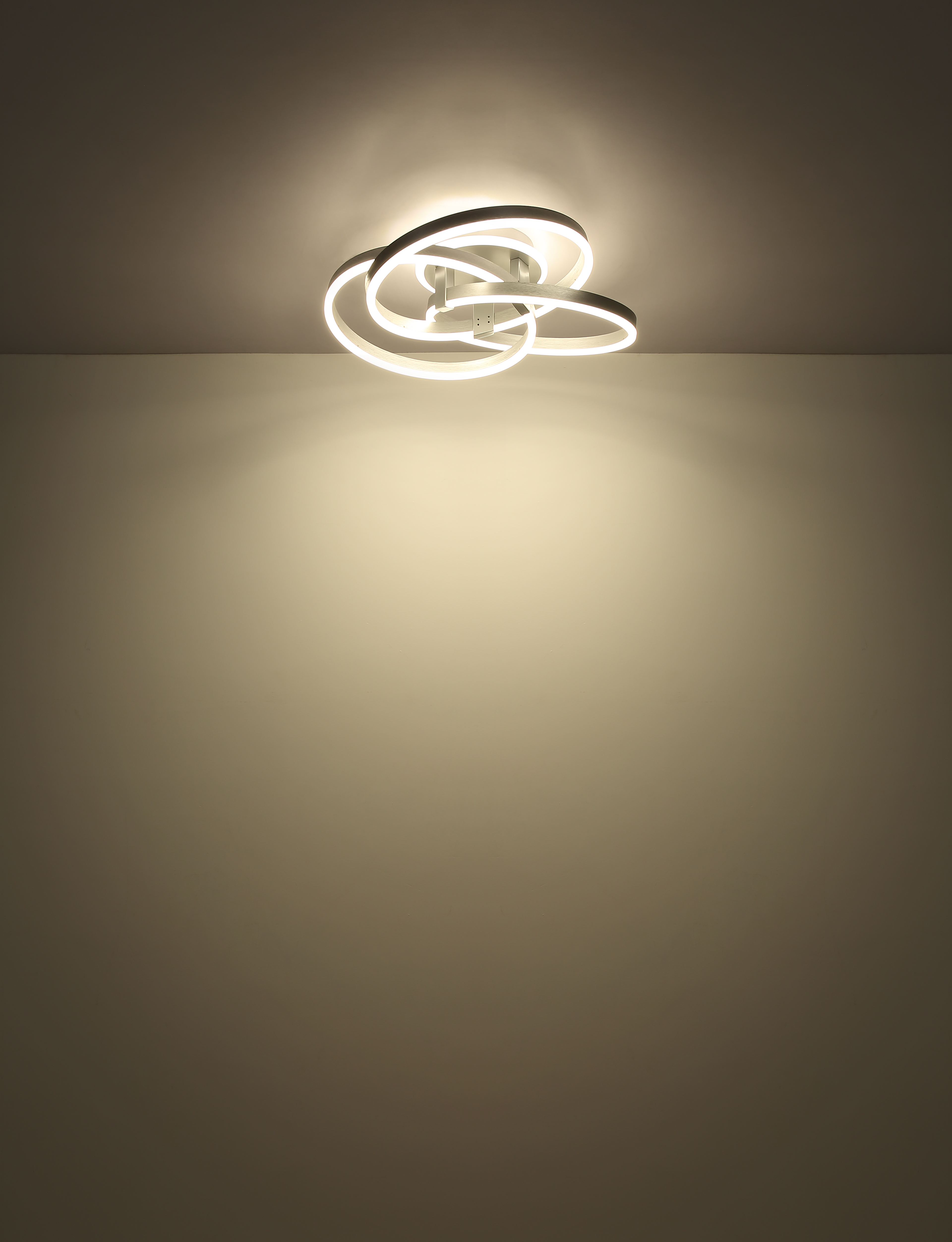 Deckenleuchte HERWIG - LED, Aluminium gebürstet, 60x57,5x20cm