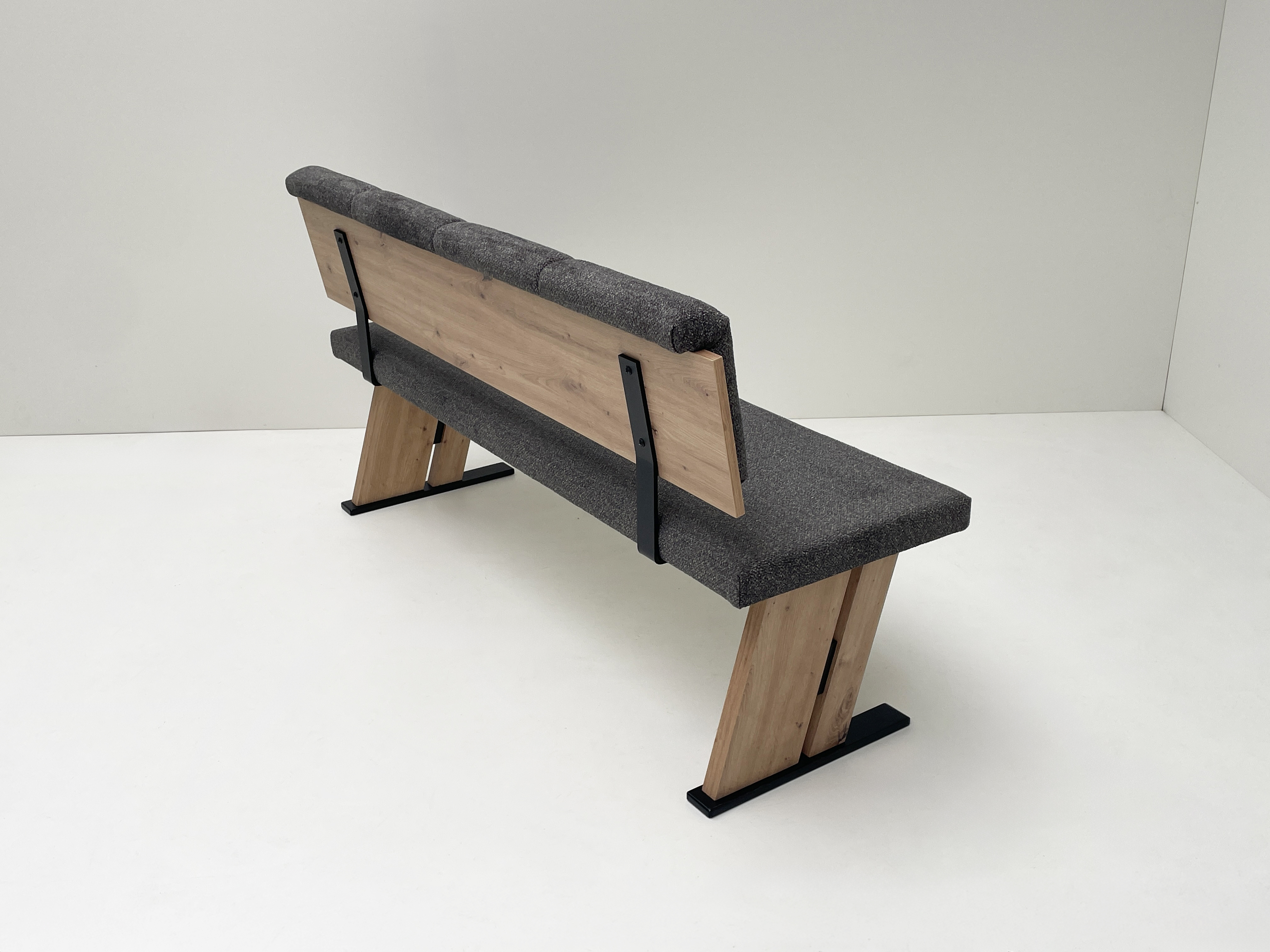 Bankkombination, Stoff mittelgrau - LS26 Catenova