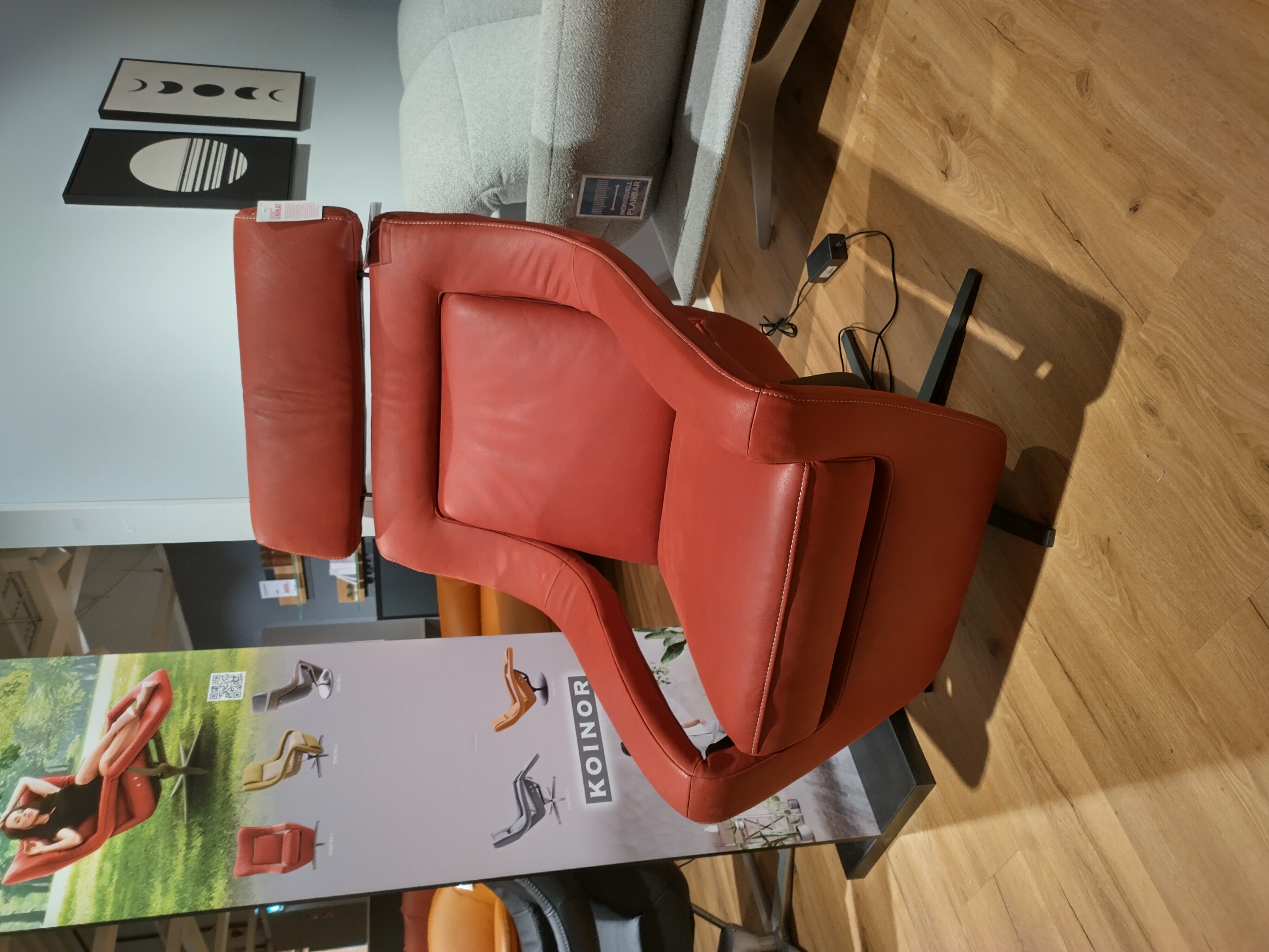 Funktionssessel NO.3, Leder Chilli - LS 957122