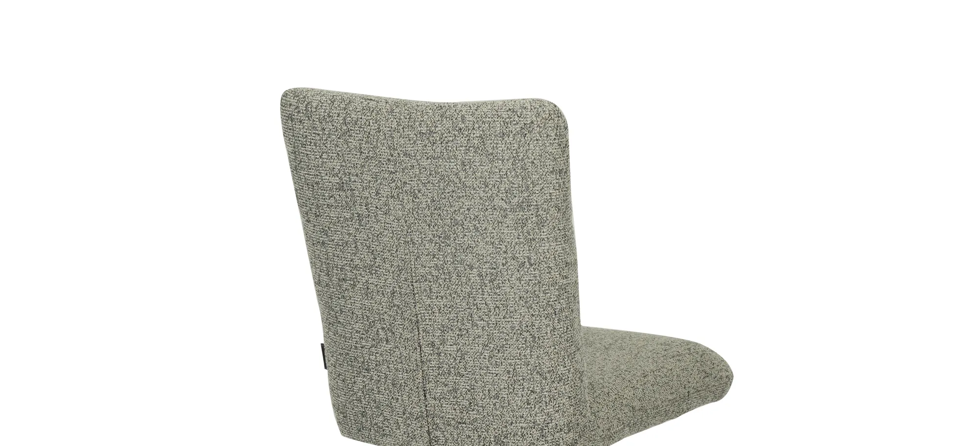 Vierfußstuhl, Stoff Schlamm, drehbar - Mylene