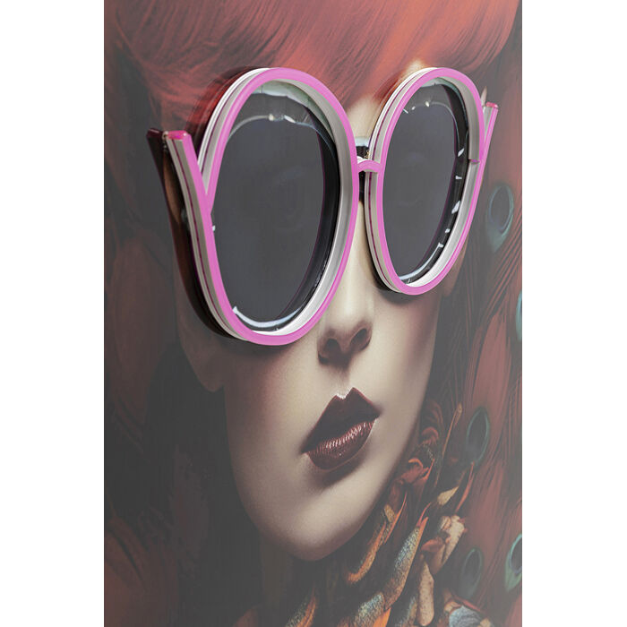 Gerahmtes Bild, LED Fancy Red Lady - Bilder