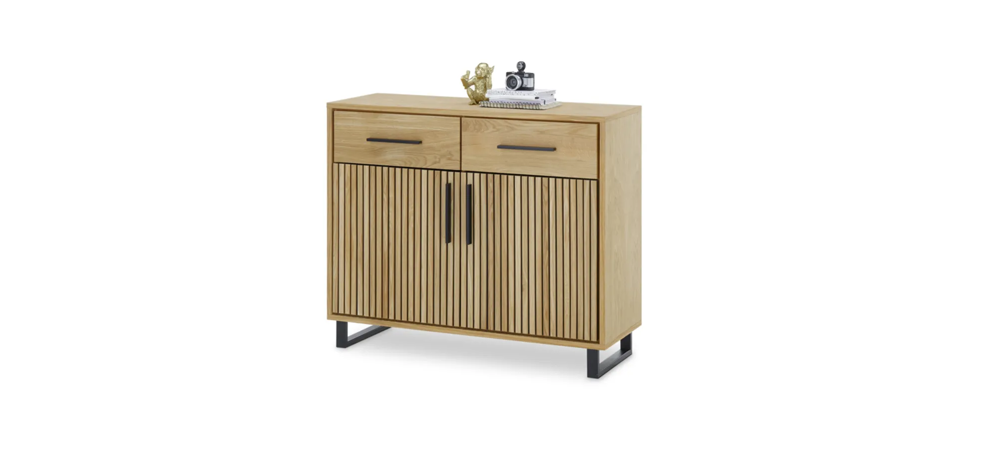 Kommode, Eiche teilmassiv geölt - Emila