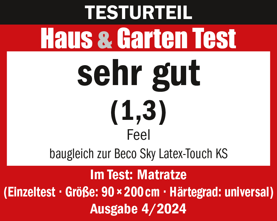 Omnitex Taschen-Federkern-Matratze 90x200 - MyStyle 3037