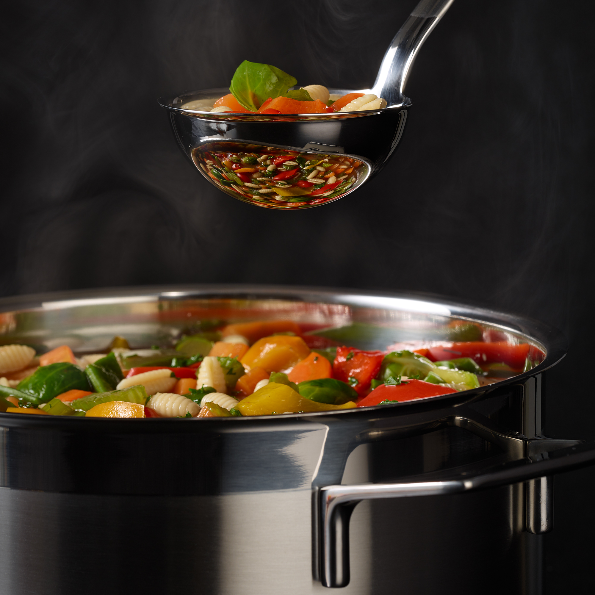 RÖSLE, Schöpflöffel 9 cm, Haken - Edelstahl 18/10