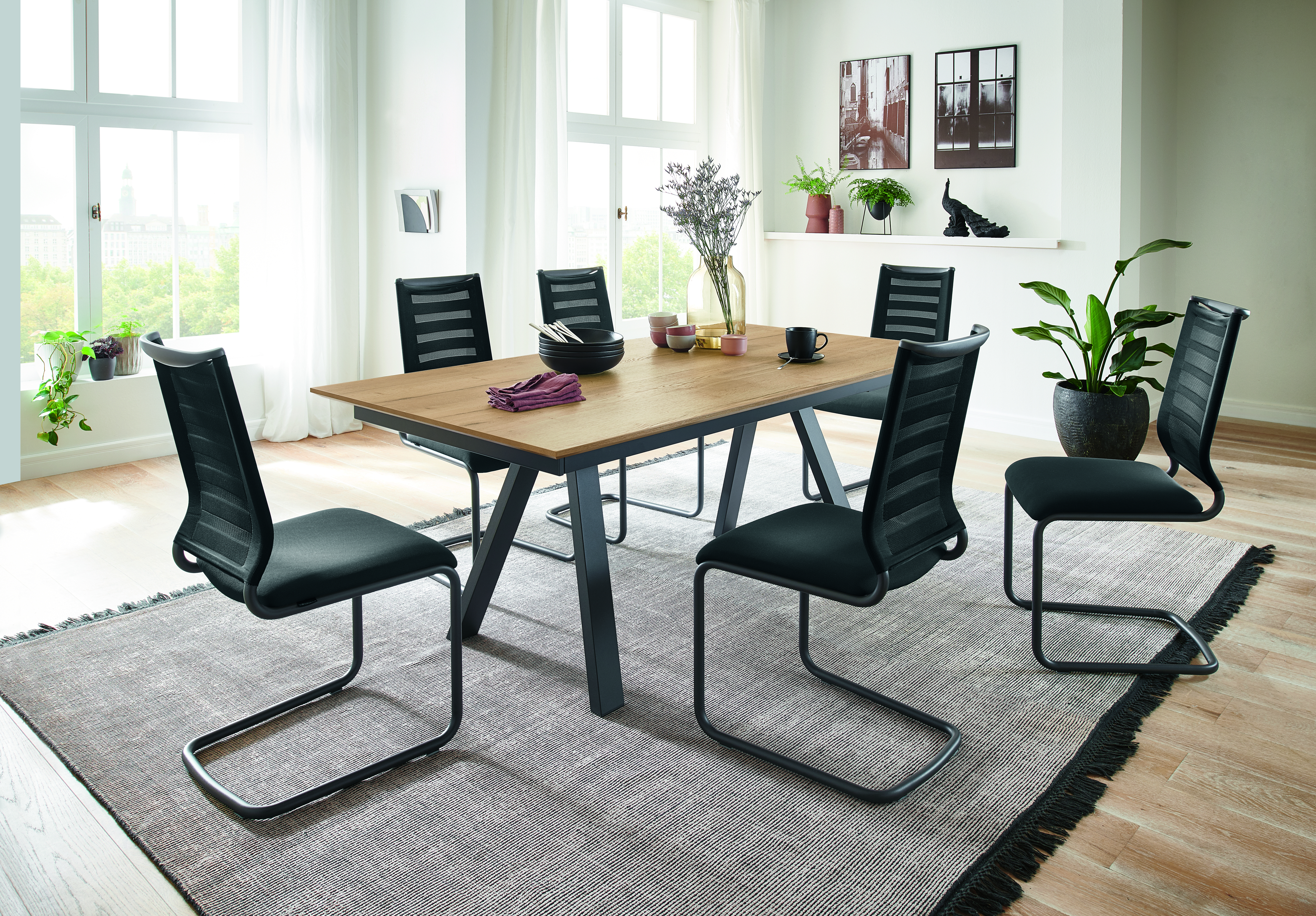 Polsterstuhl, basalt - LS 110720