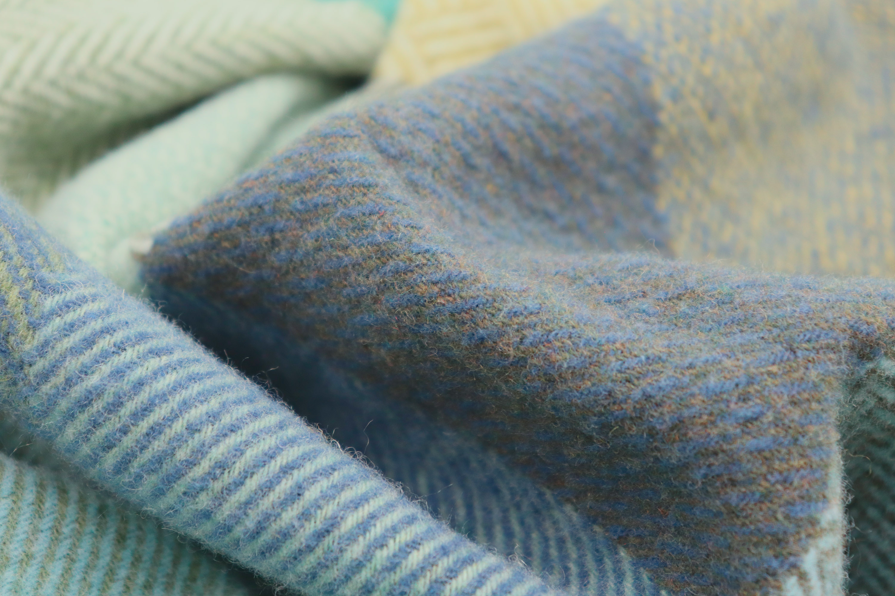 Plaid Green Shades - 130 x 170 cm