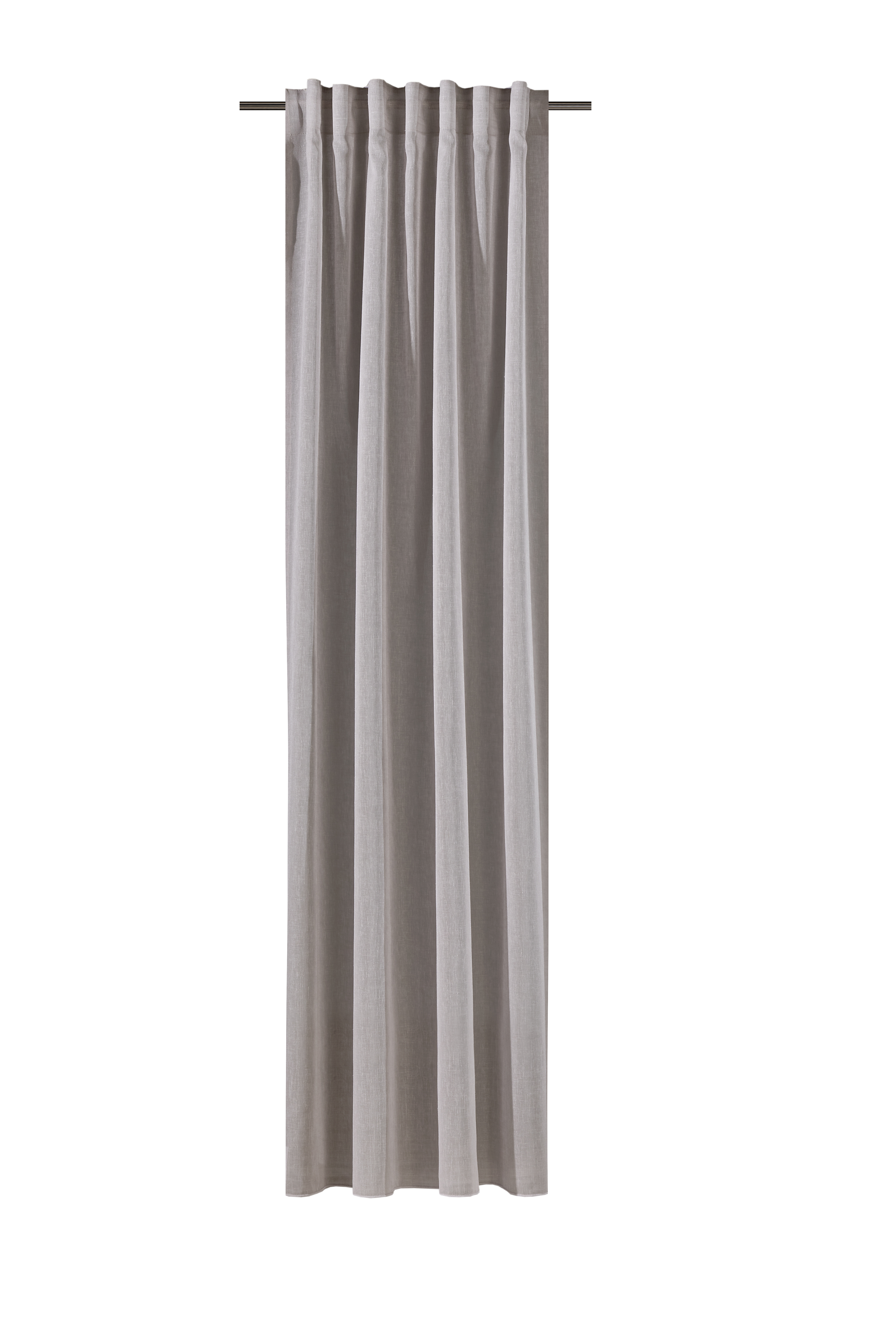 Schlaufenbandschal Uni-Naturoptik - 140x245cm, 70/30% polyester, stein