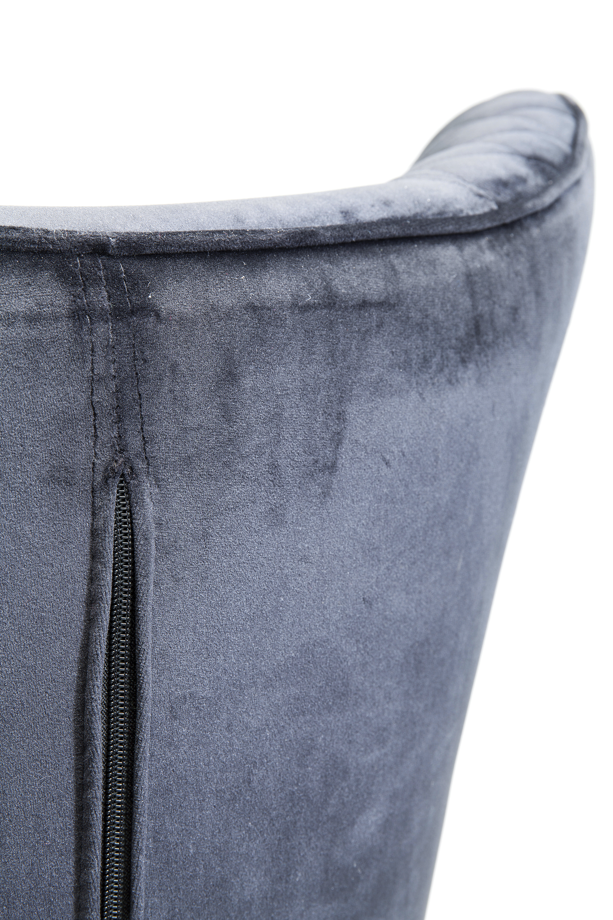 Sessel Tudor, schwarz, Samtoptik - Tudor