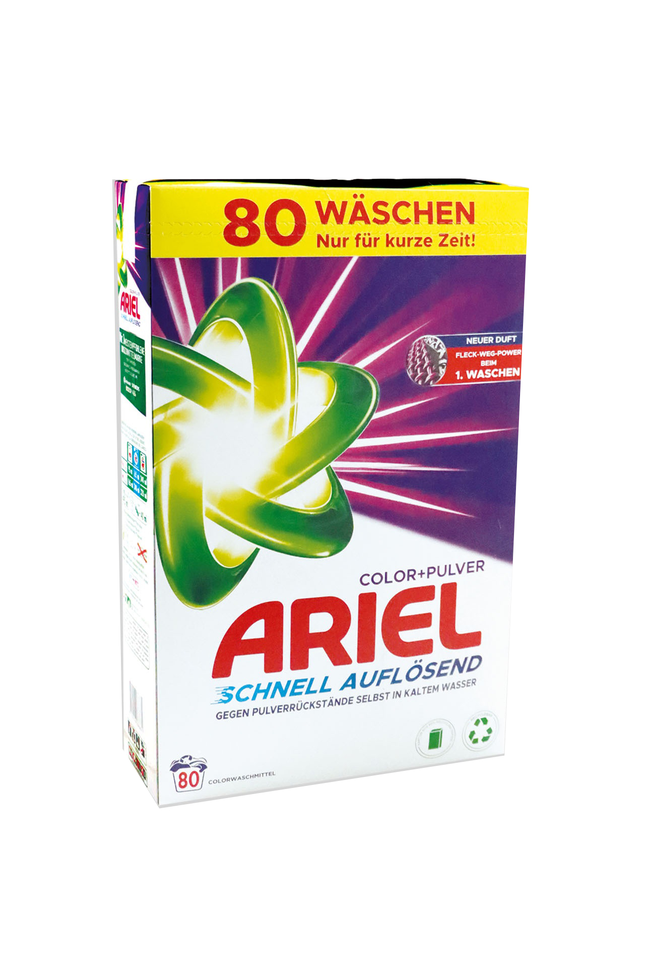 Ariel Colorwaschmittel - 4,8kg, 80WL