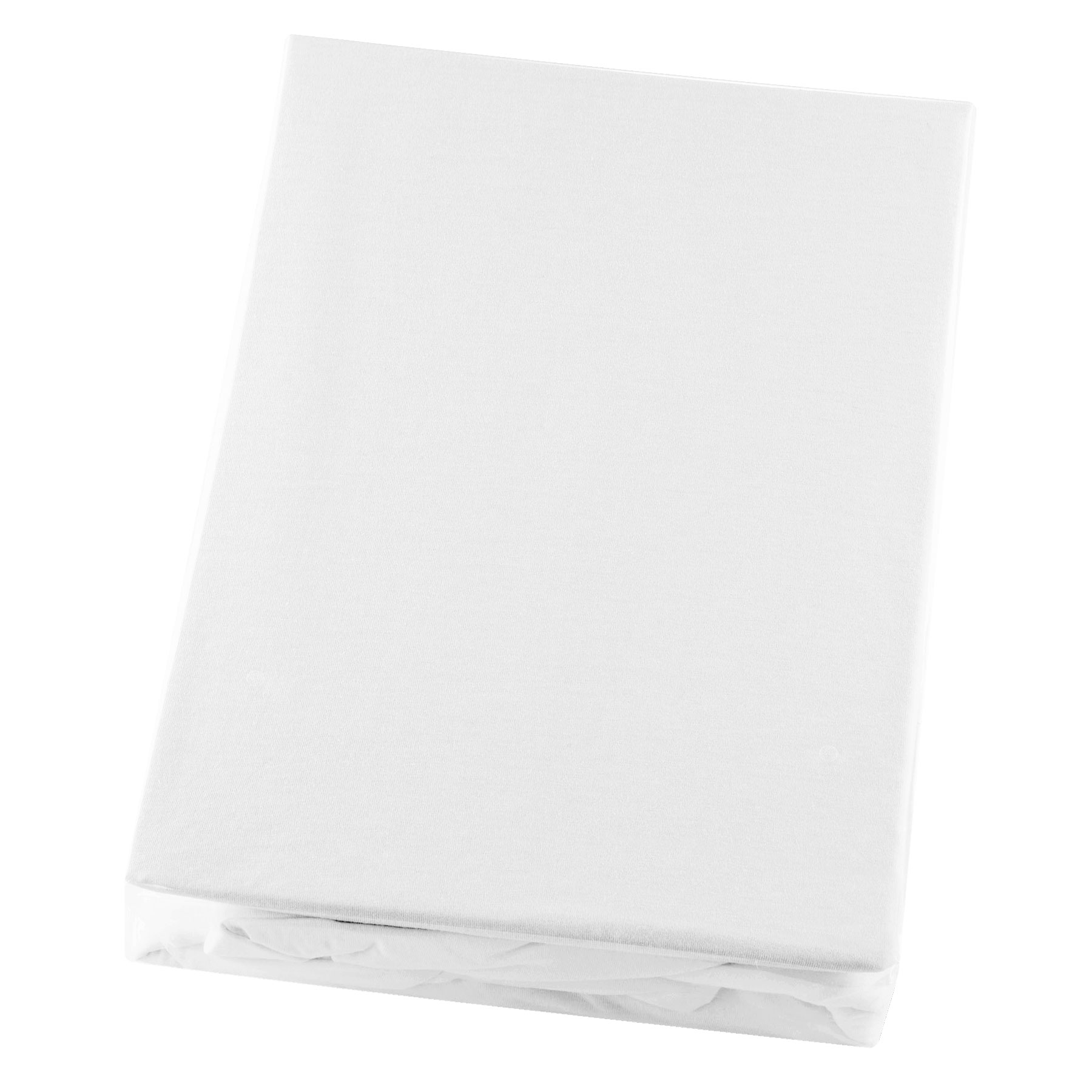 Spannbetttuch Madrid - 100x220cm, Weiss