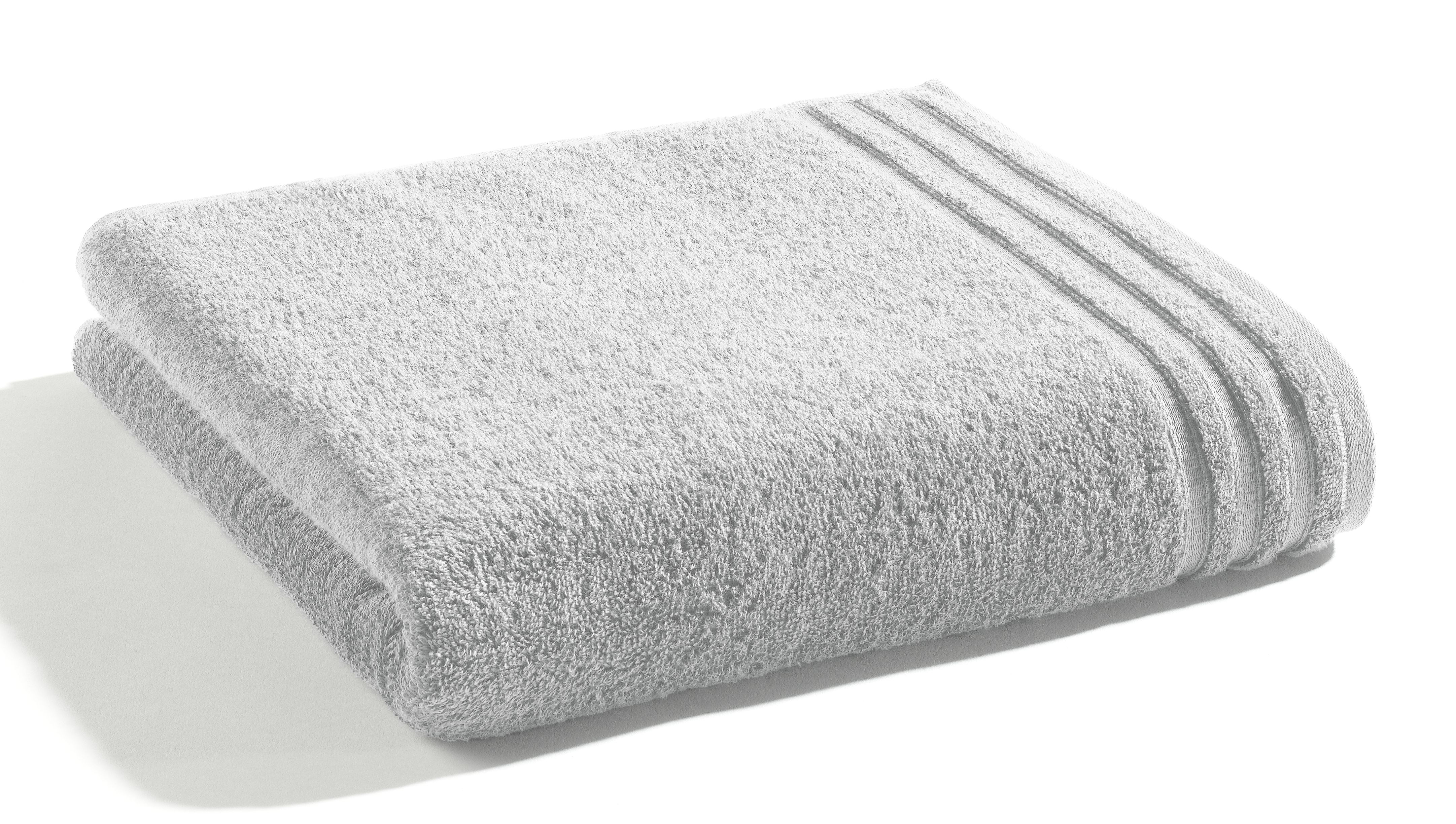 Duschtuch Natural Glamour - light grey, 67x140cm