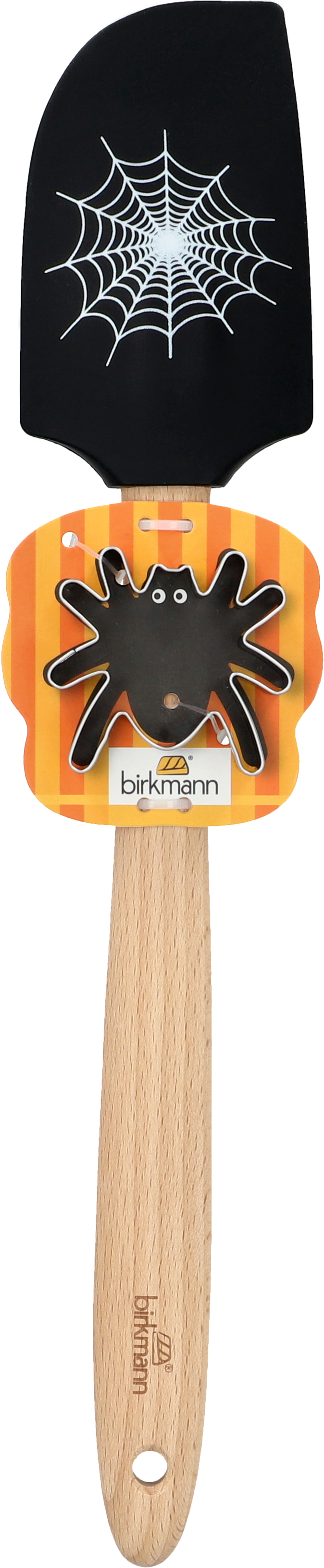 Teigschaber mit Ausstecher - Spinnennetz