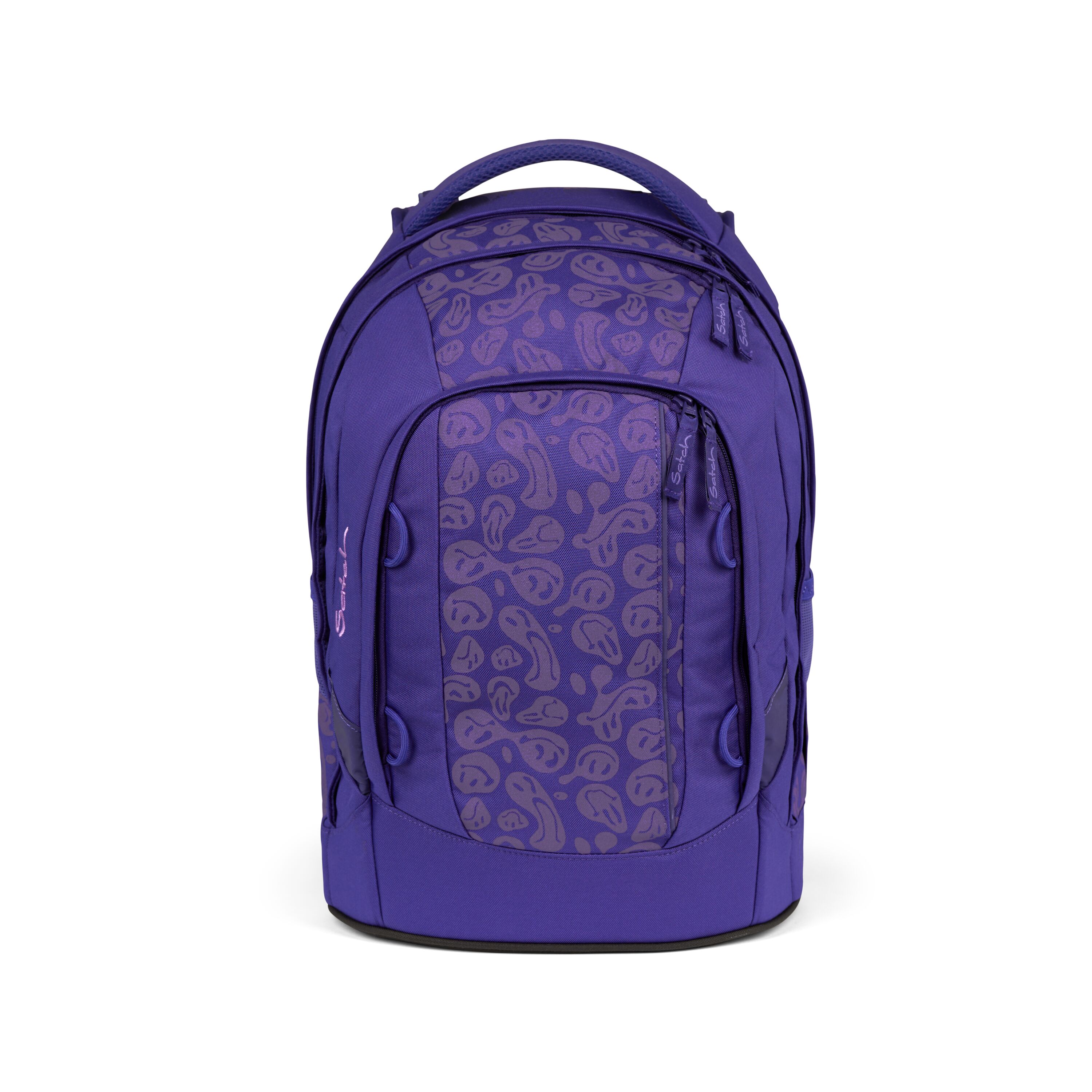 Schulrucksack Bright Faces  - lila