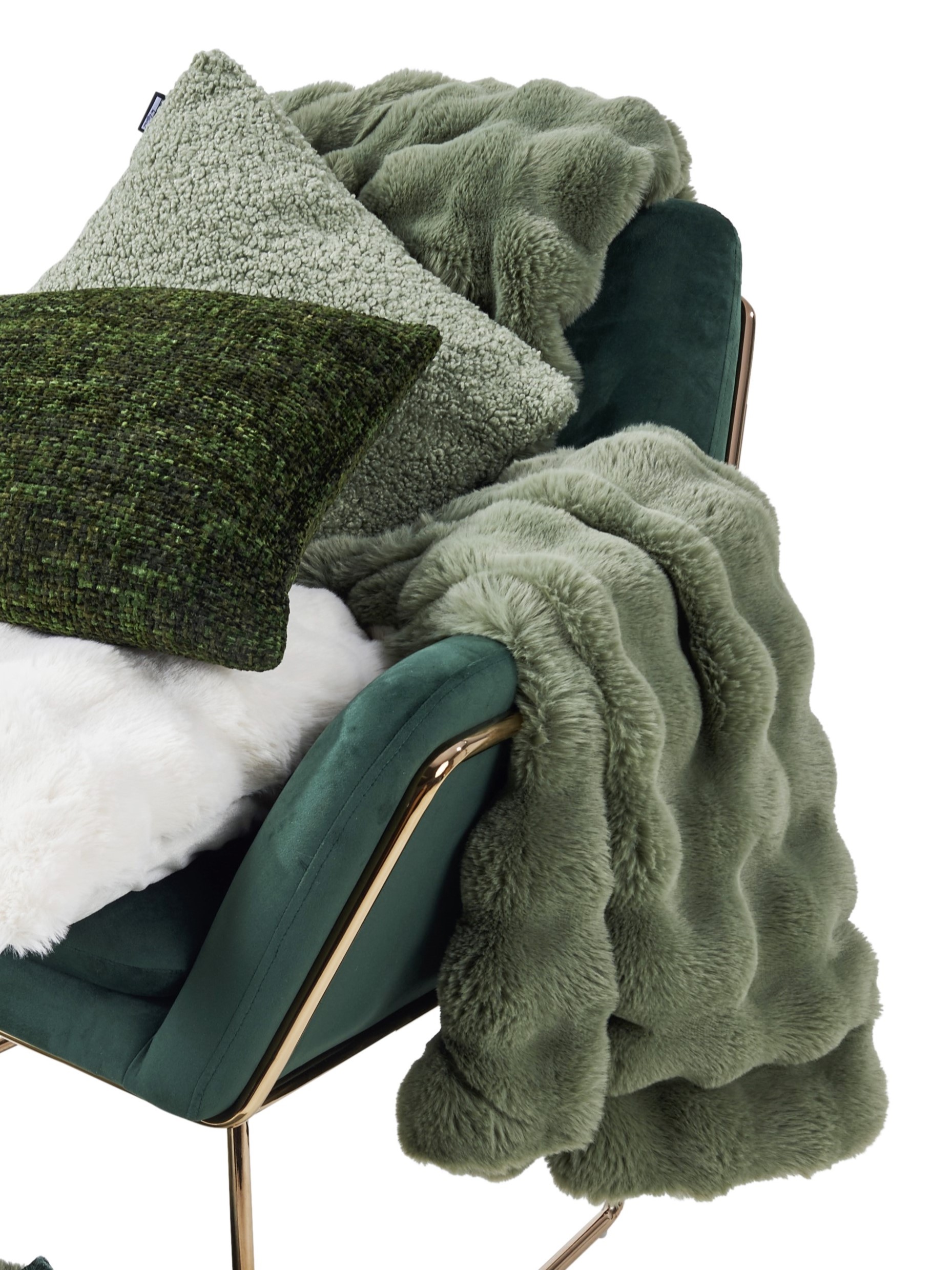 Wohndecke Baloon, 150x200cm - iceberg green