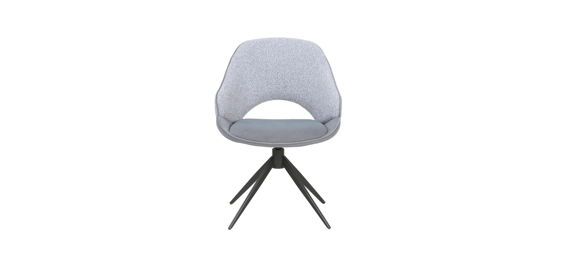 Vierfußstuhl, grau - Meriem