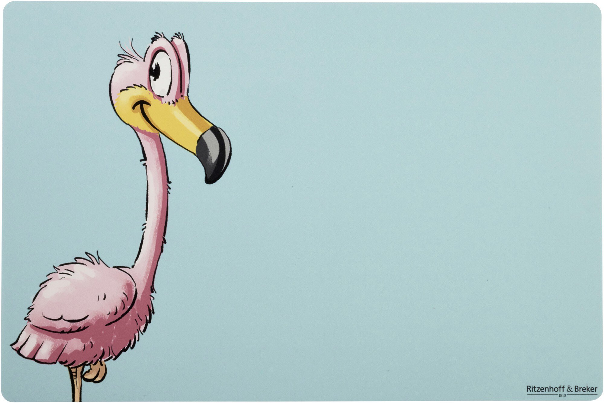 Platzmatte Happy Zoo Flo 30 x 45 cm - Kunststoff, rechteckig