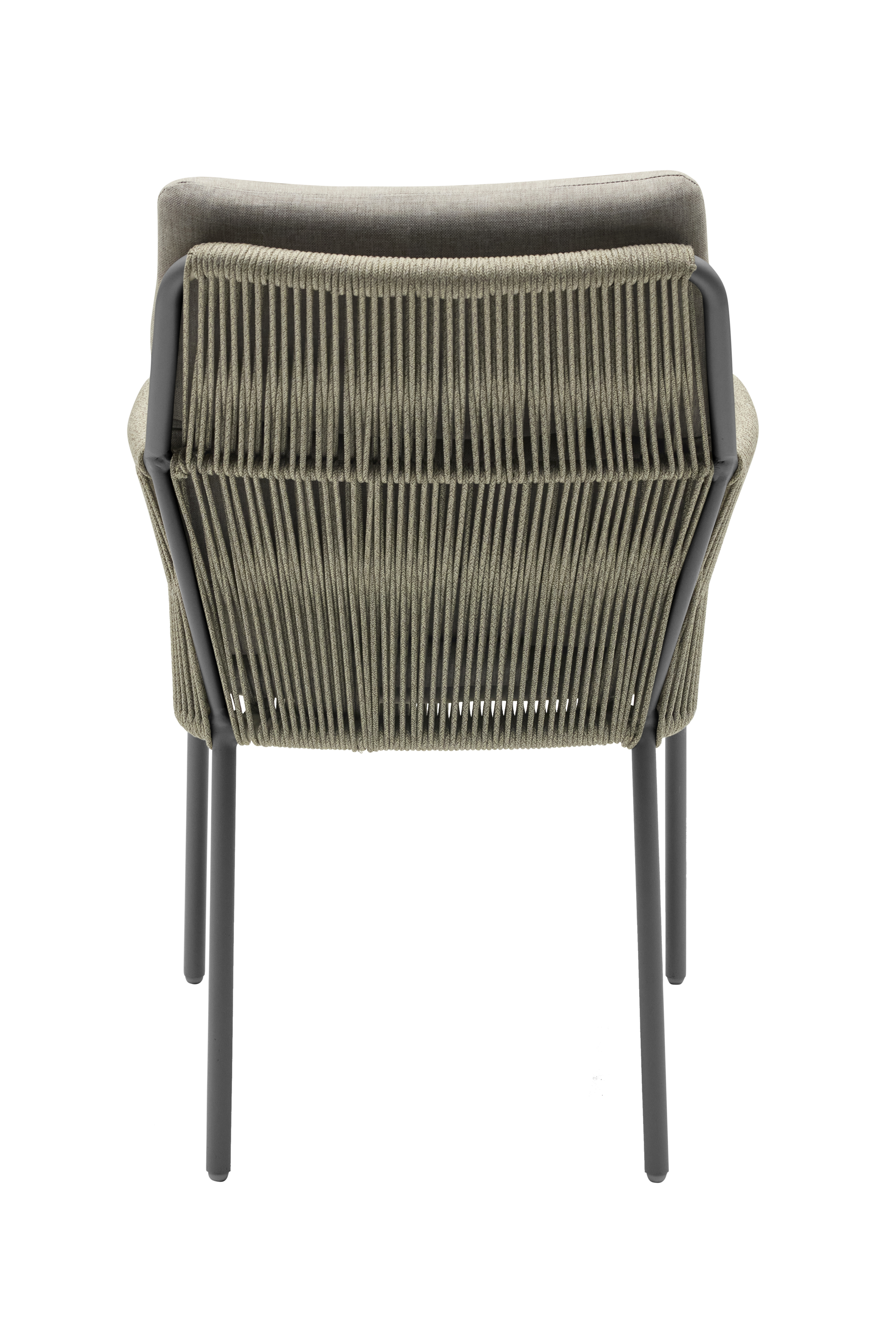 Armlehnstuhl, Rope natur, inkl. Auflage - Como