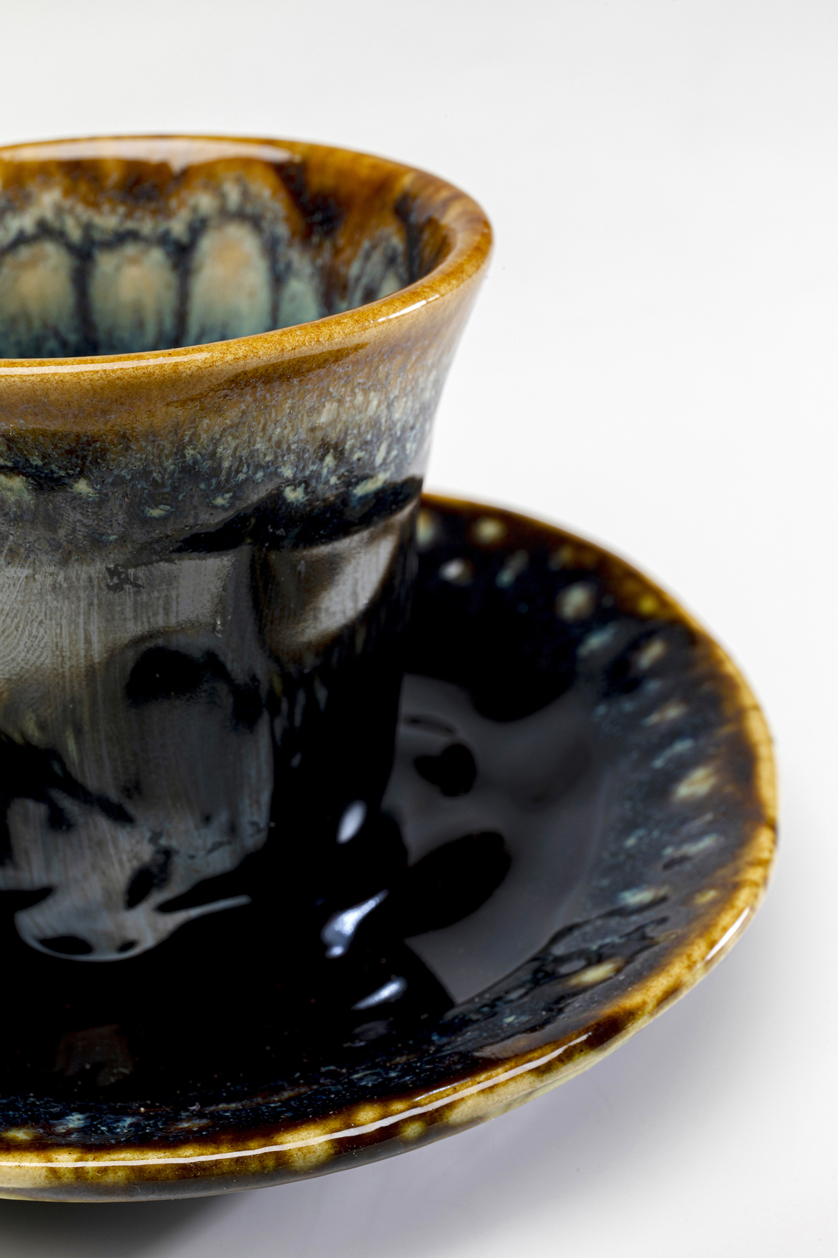 Espressotasse Lio Dunkelblau, Steingut - Accessoires