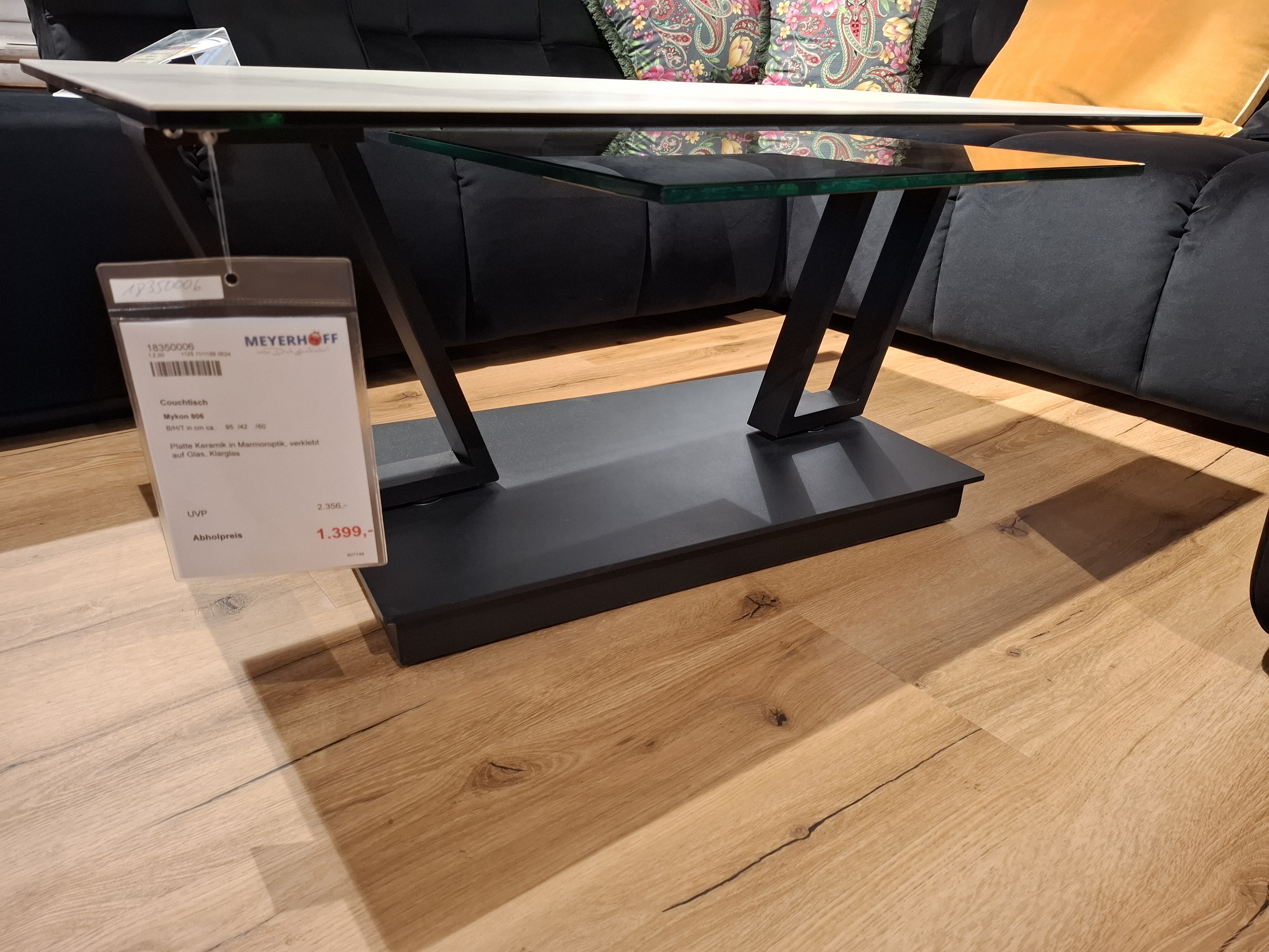 Couchtisch, Keramik Marmoroptik  - Mykon 806