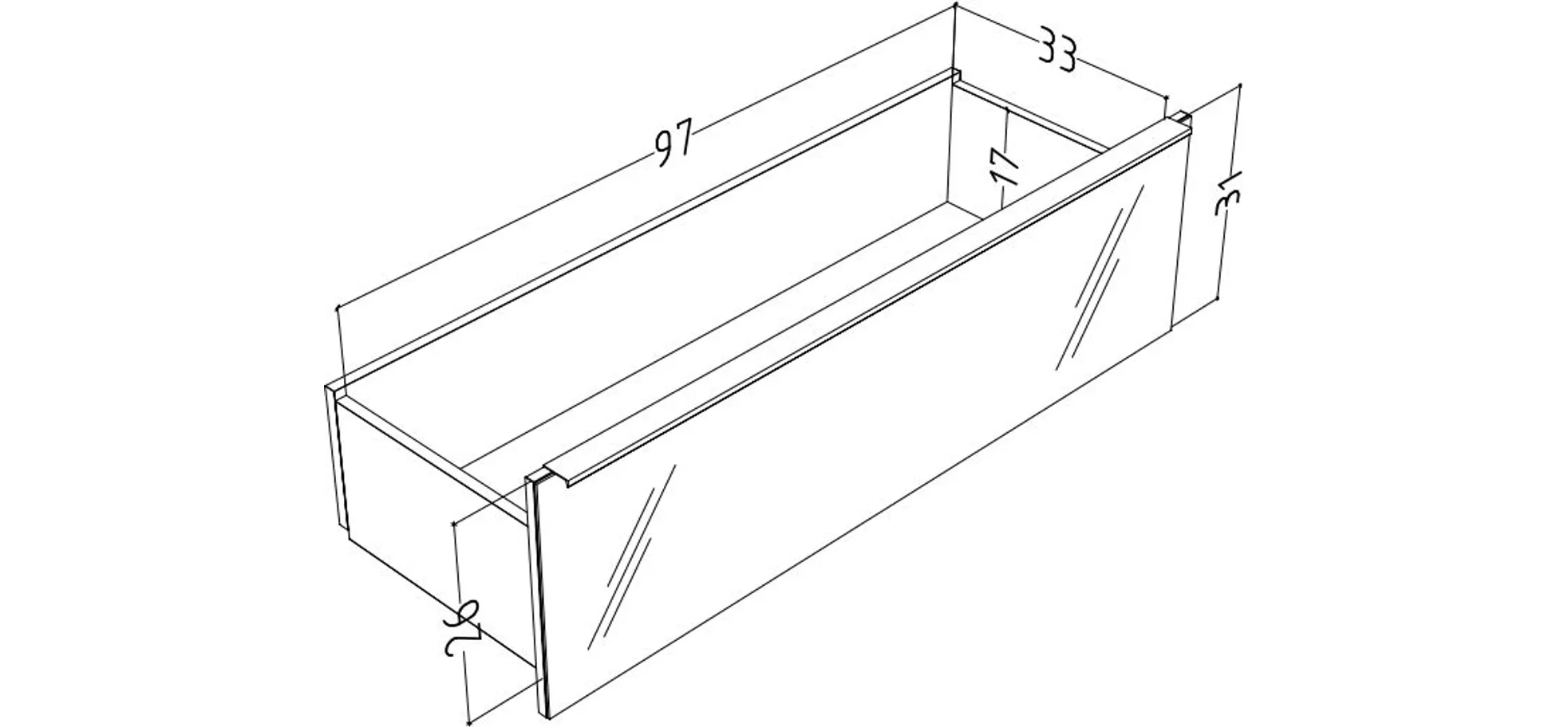 Sideboard, Kaschmir matt lack Nachbildung - Marybelle