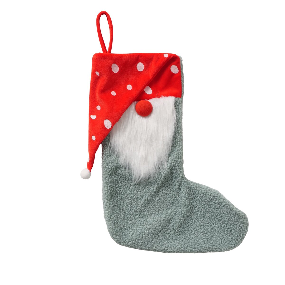 Weihnachtssocke Helge, 2 sort., Socke - H 37,00 cm, Polyester
