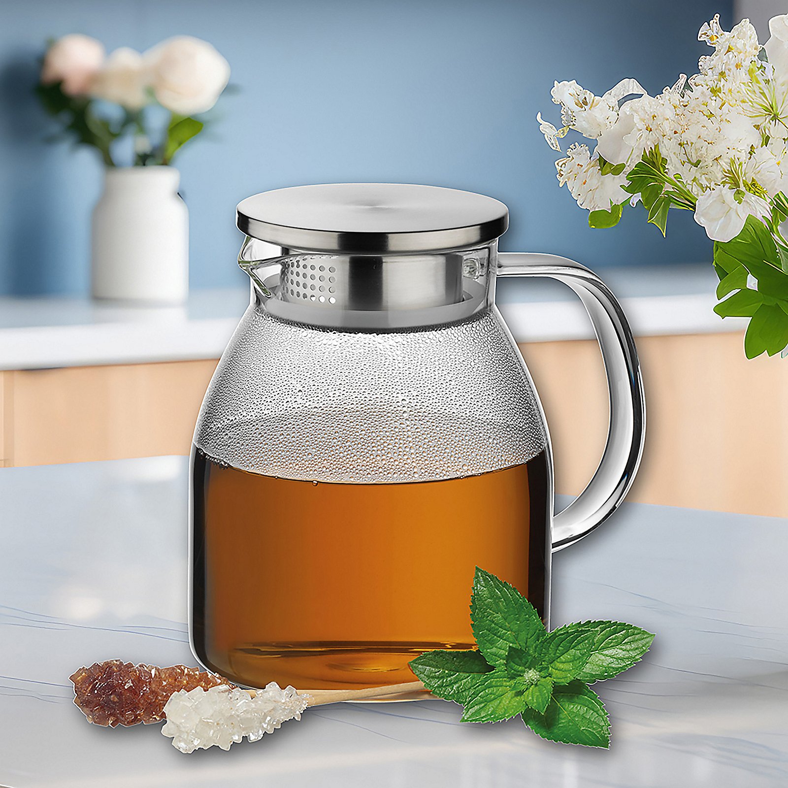 Universalkanne Luna 17x16x12 cm - Glas transparent