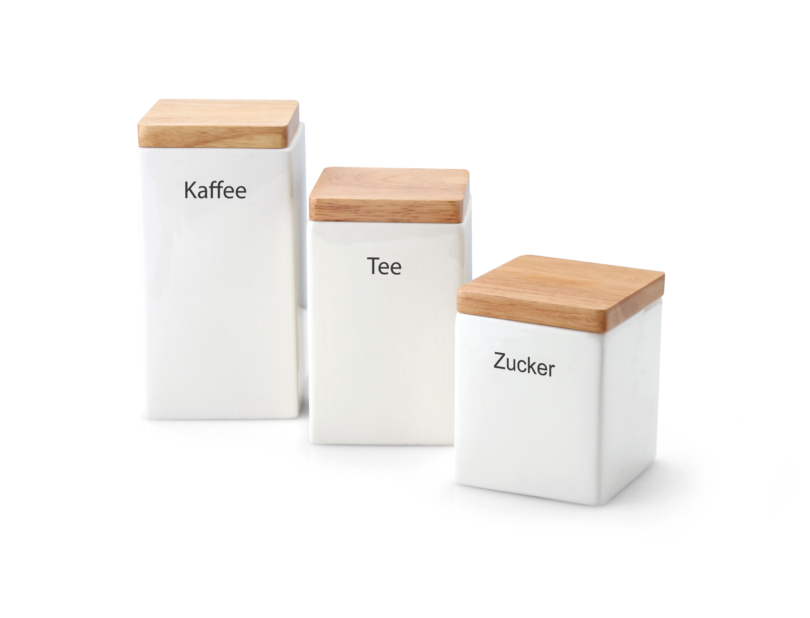 Vorratsdose Keramik weiß - 40x26x18,5cm