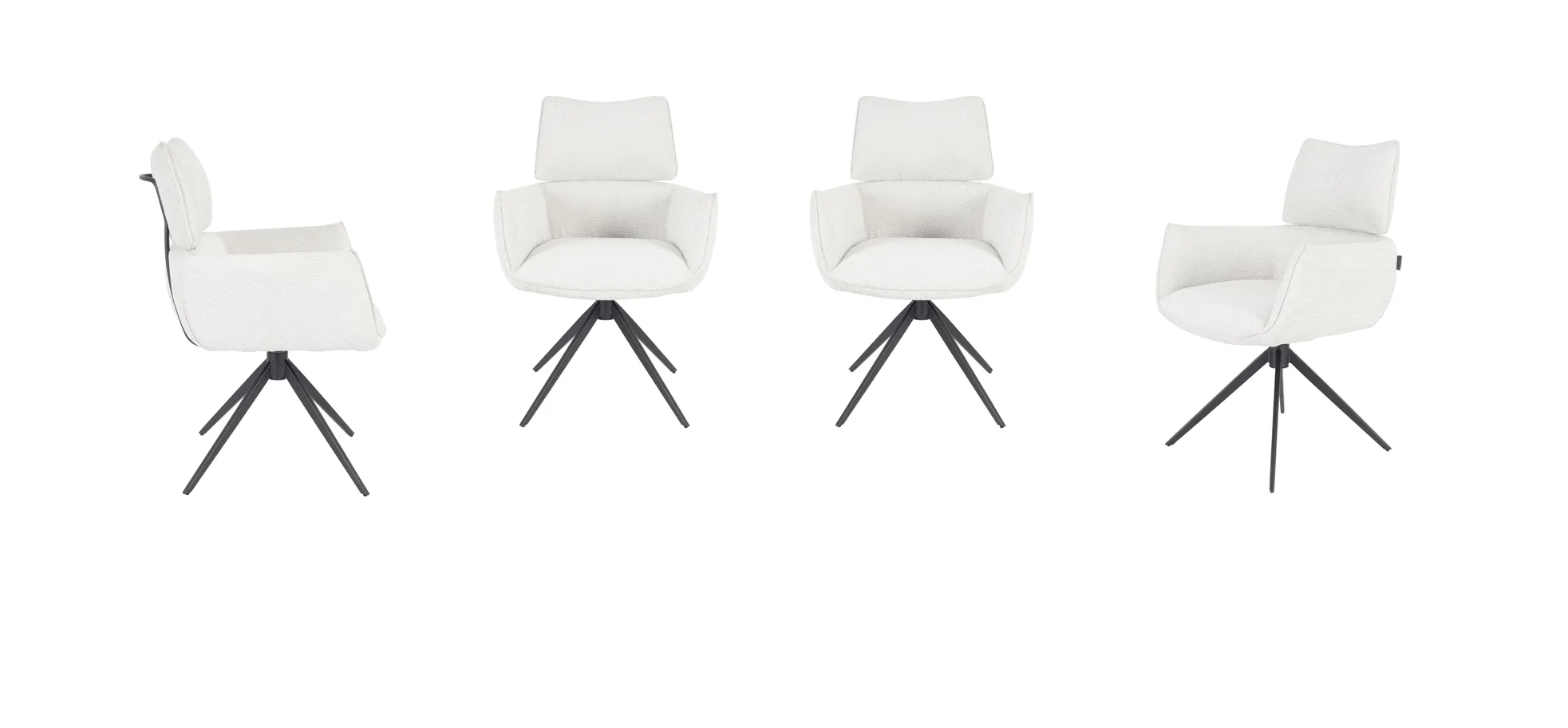 Armlehnstuhl, drehbar 360° autoreturn - Margit