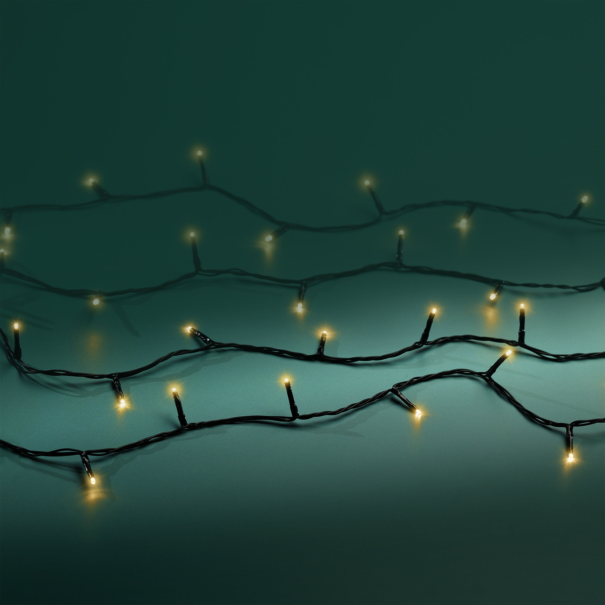LED Basic-Beleuchtung - Schwarz/Soft gold, PVC, 2700cm-360L