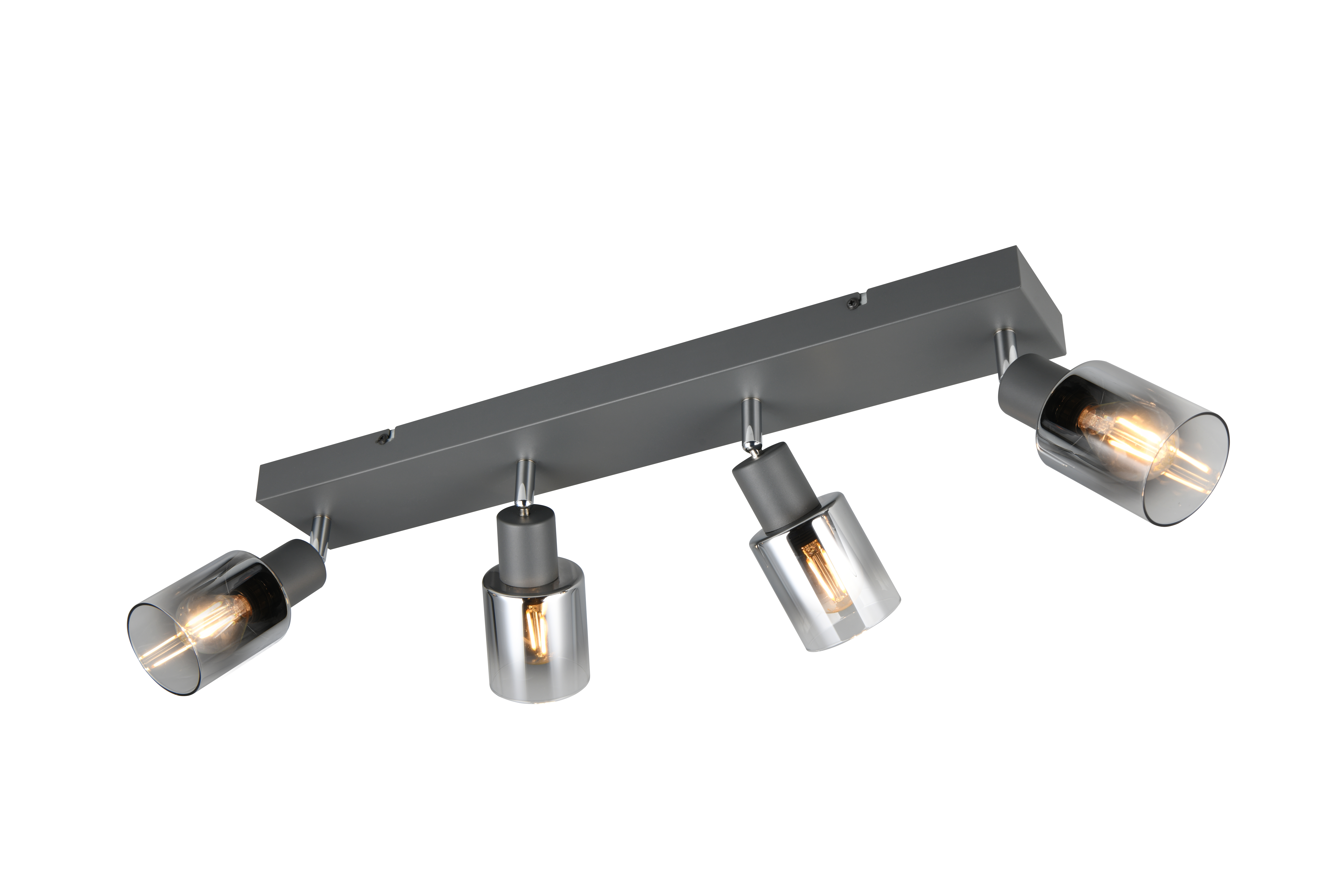 Strahler / Spot Cadiz - 4flg., Metall/anthrazit, ca.58,5 x15 x8,5,  Ø7 cm